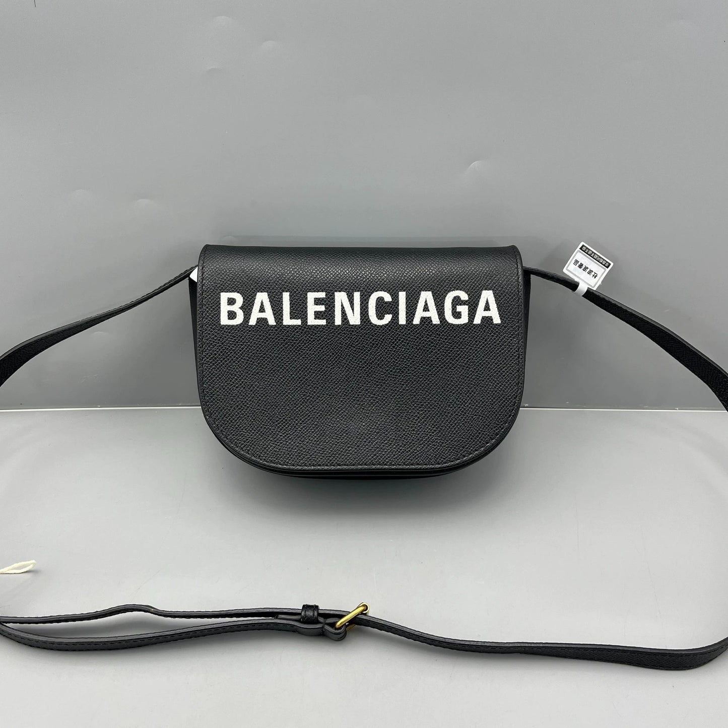 Balenciaga - Saddle Camera Bag - Grained leather - Black - (Small)