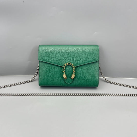 Gucci - Dionysus WOC - Leather - Green - (Small)