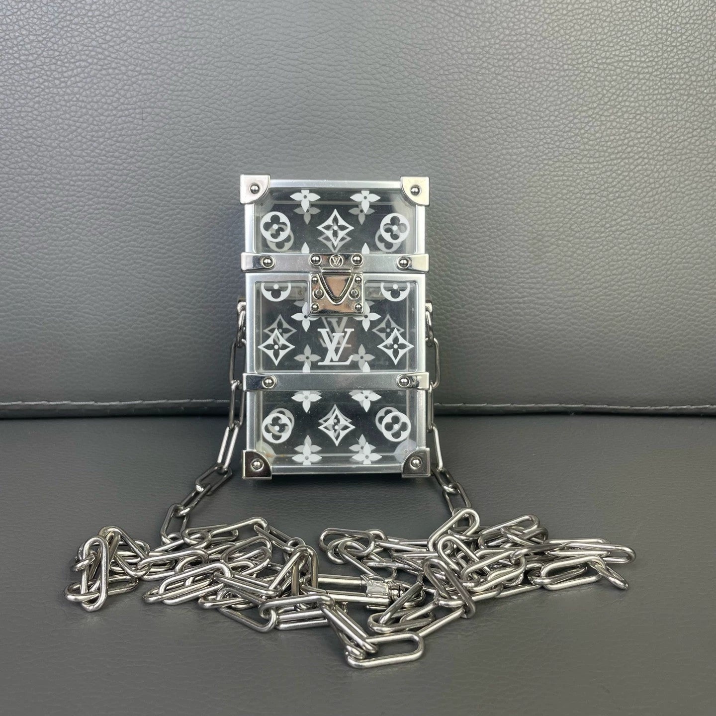 Louis Vuitton - Trunk Box (Cigarette Case) - Plastic - Silver - (mini)