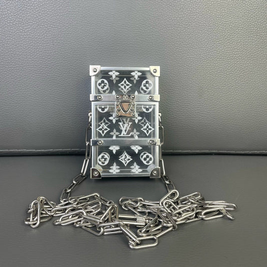 Louis Vuitton - Trunk Box (Cigarette Case) - Plastic - Silver - (mini)