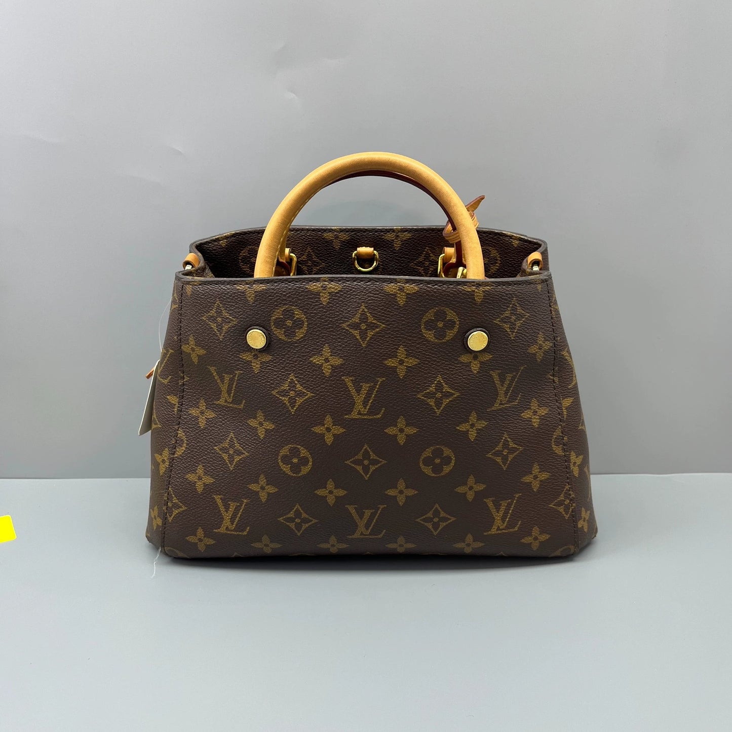 Louis Vuitton - Montaigne BB - Monogram coated canvas with Vachetta leather trim - Brown - (Small)