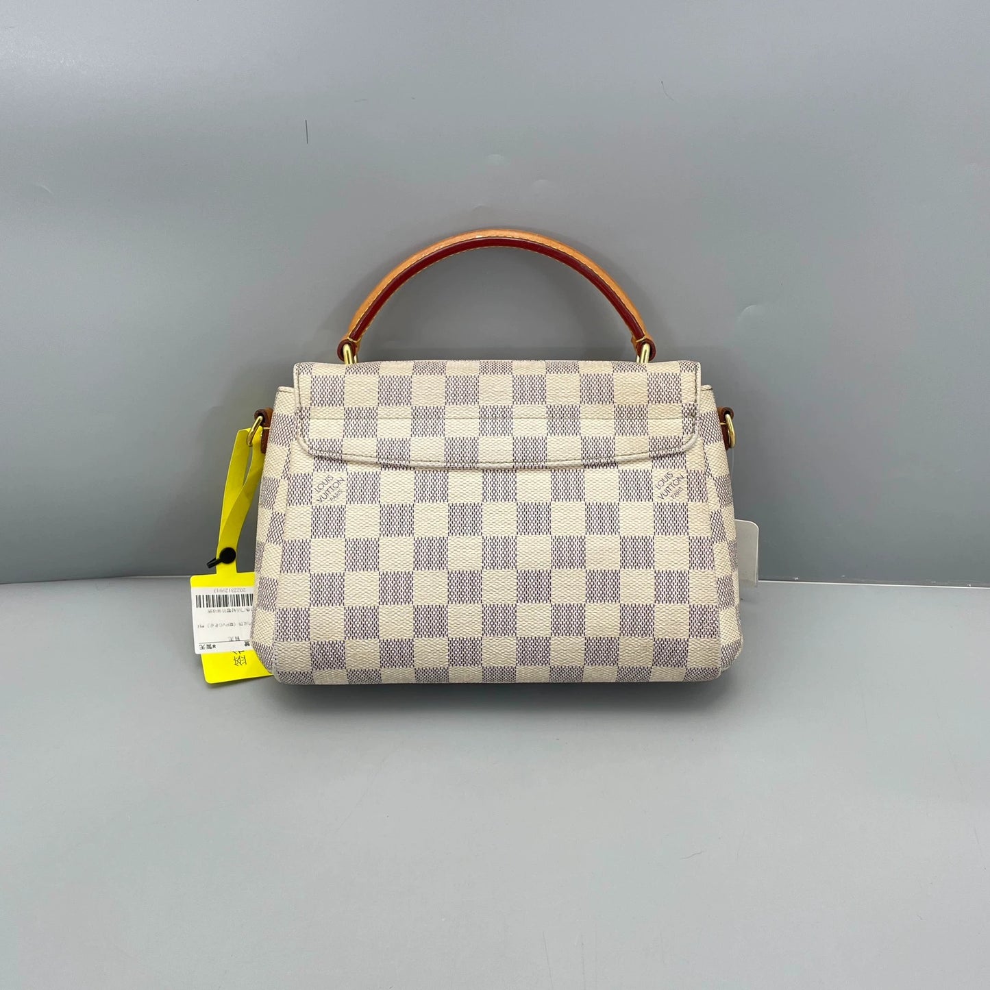 Louis Vuitton - Tassel Messenger Bag - Damier Azur coated canvas with natural cowhide leather trim - White - (Small)