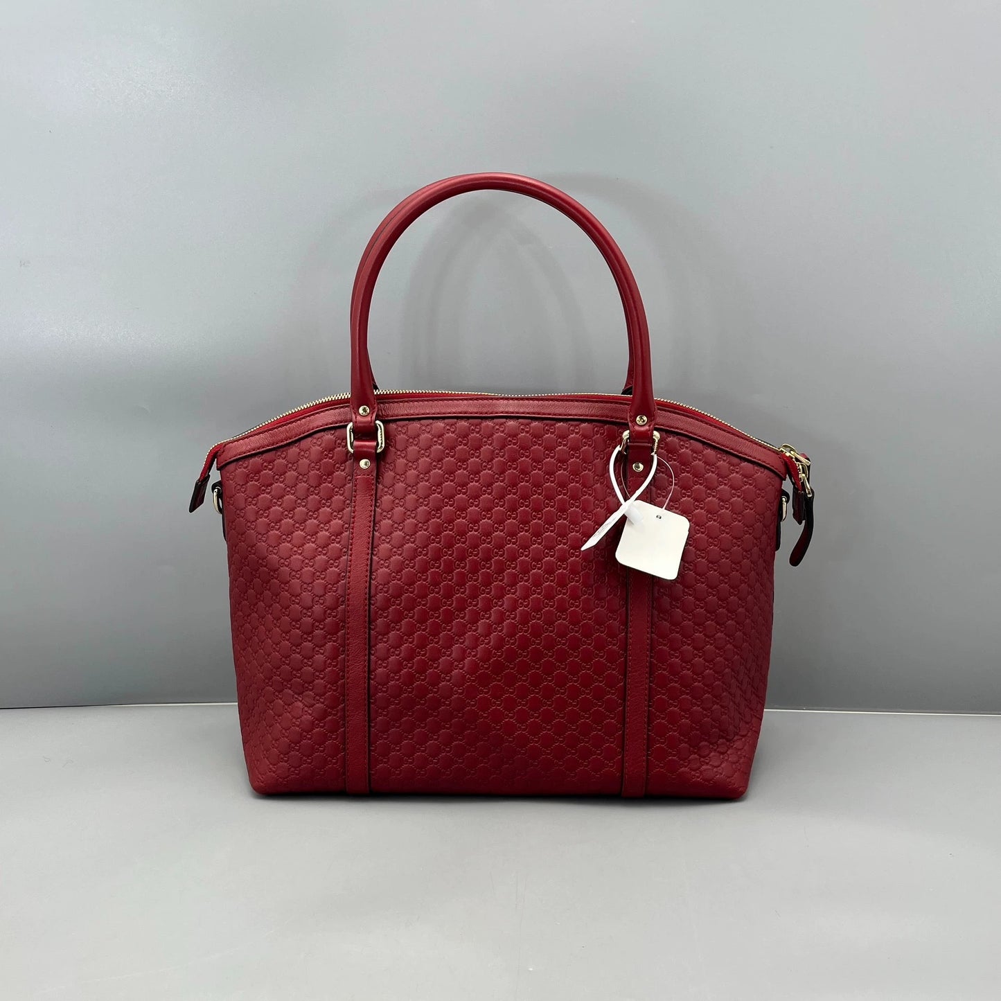Gucci - Microguccissima Dome Handbag (餃子包) - Leather - Red - (medium)