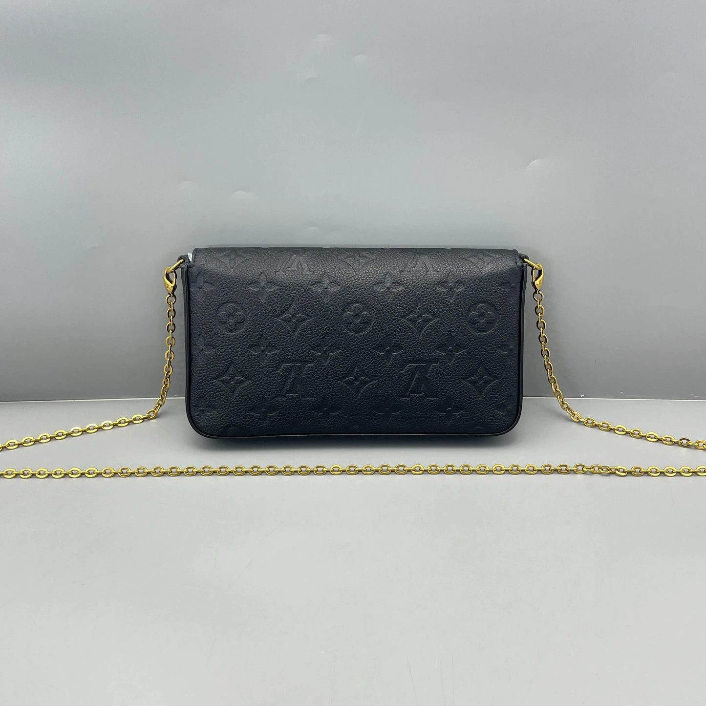Louis Vuitton - Pochette Félicie - Monogram Empreinte leather - Black - (small)