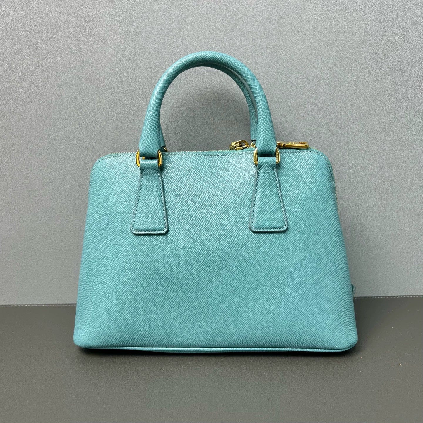 Prada - Galleria Bag - Leather - Blue - (Small)