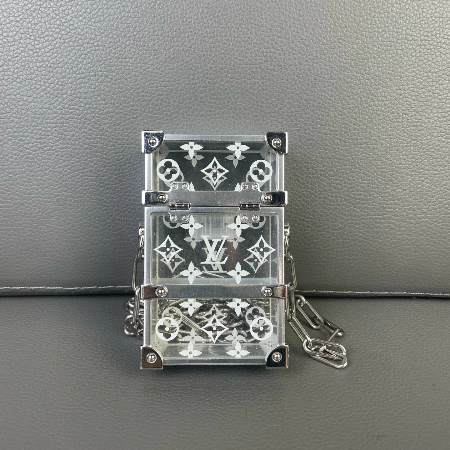 Louis Vuitton - Trunk Box (Cigarette Case) - Plastic - Silver - (mini)