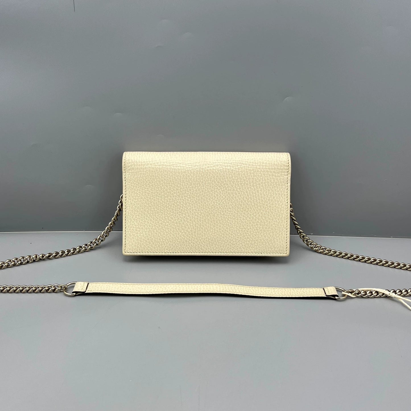 Gucci - Wallet on Chain (WOC) - Outlet Edition - Leather - White - (mini)