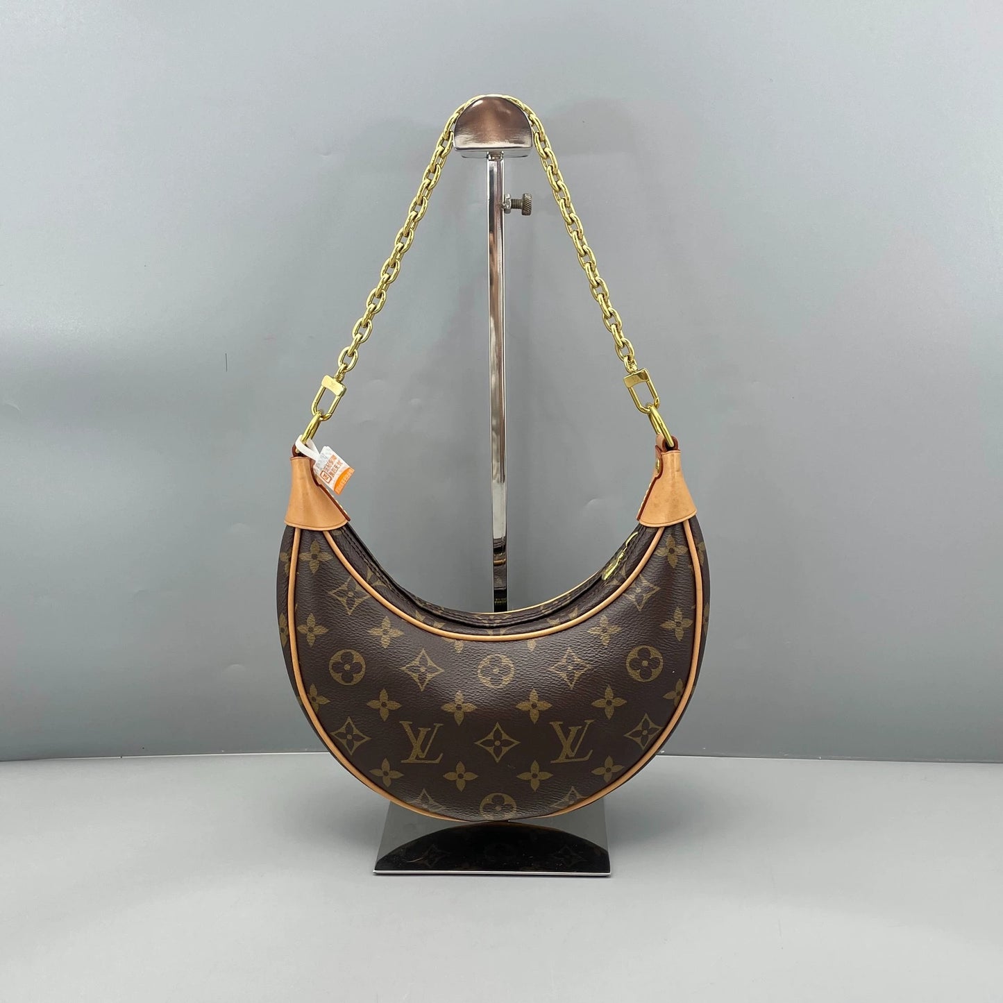 Louis Vuitton - Pea Bag - Monogram coated canvas with natural Vachetta leather trim - Brown - (mini)