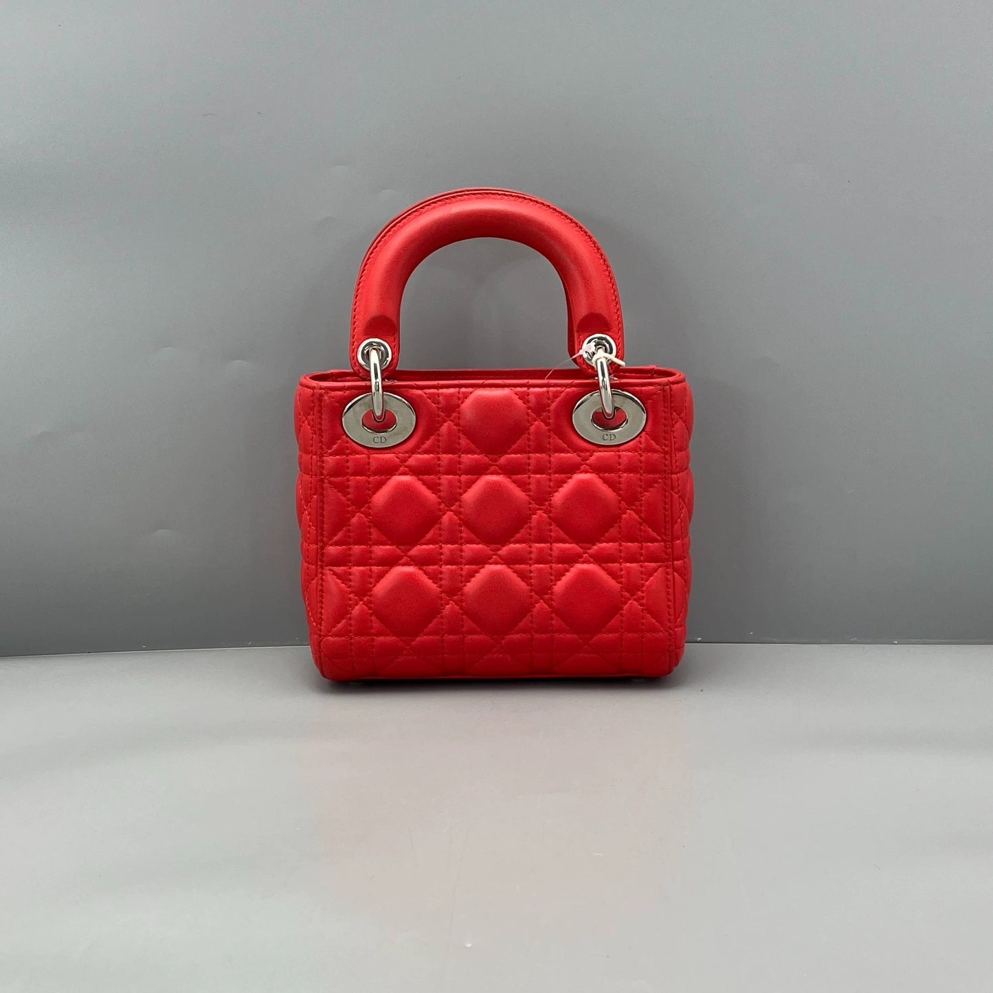 Dior - Lady Dior Mini - Leather - Red - (mini)