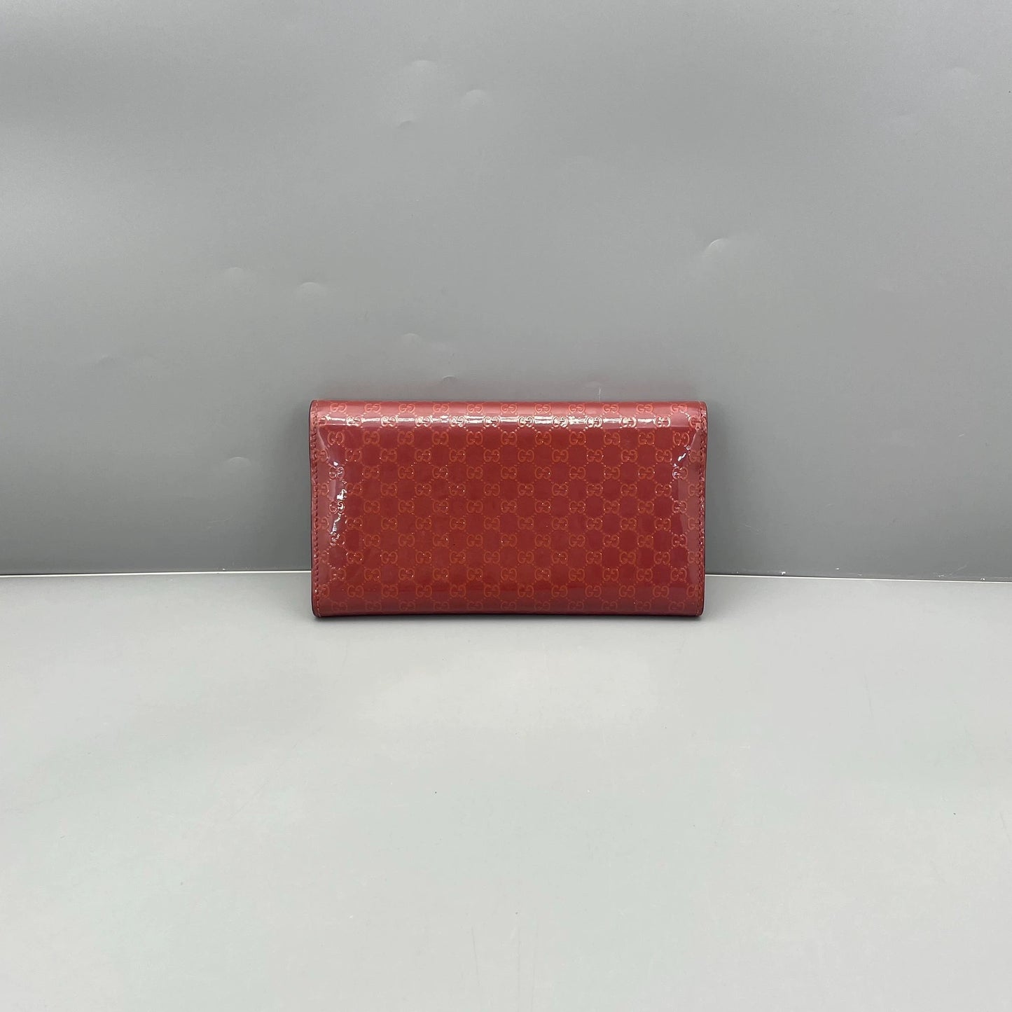 Gucci - Double G Heart Wallet - Patent leather - Pink - (Medium)