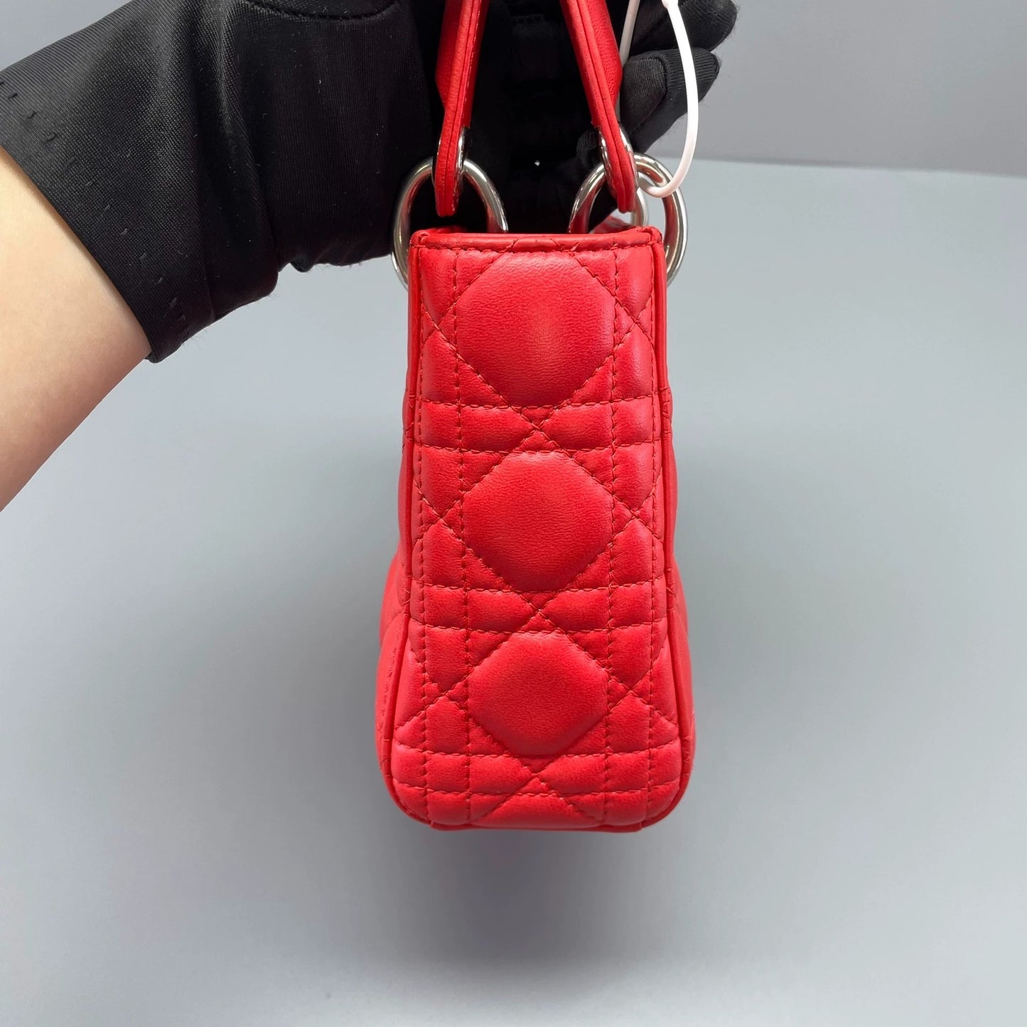 Dior - Lady Dior Mini - Leather - Red - (mini)