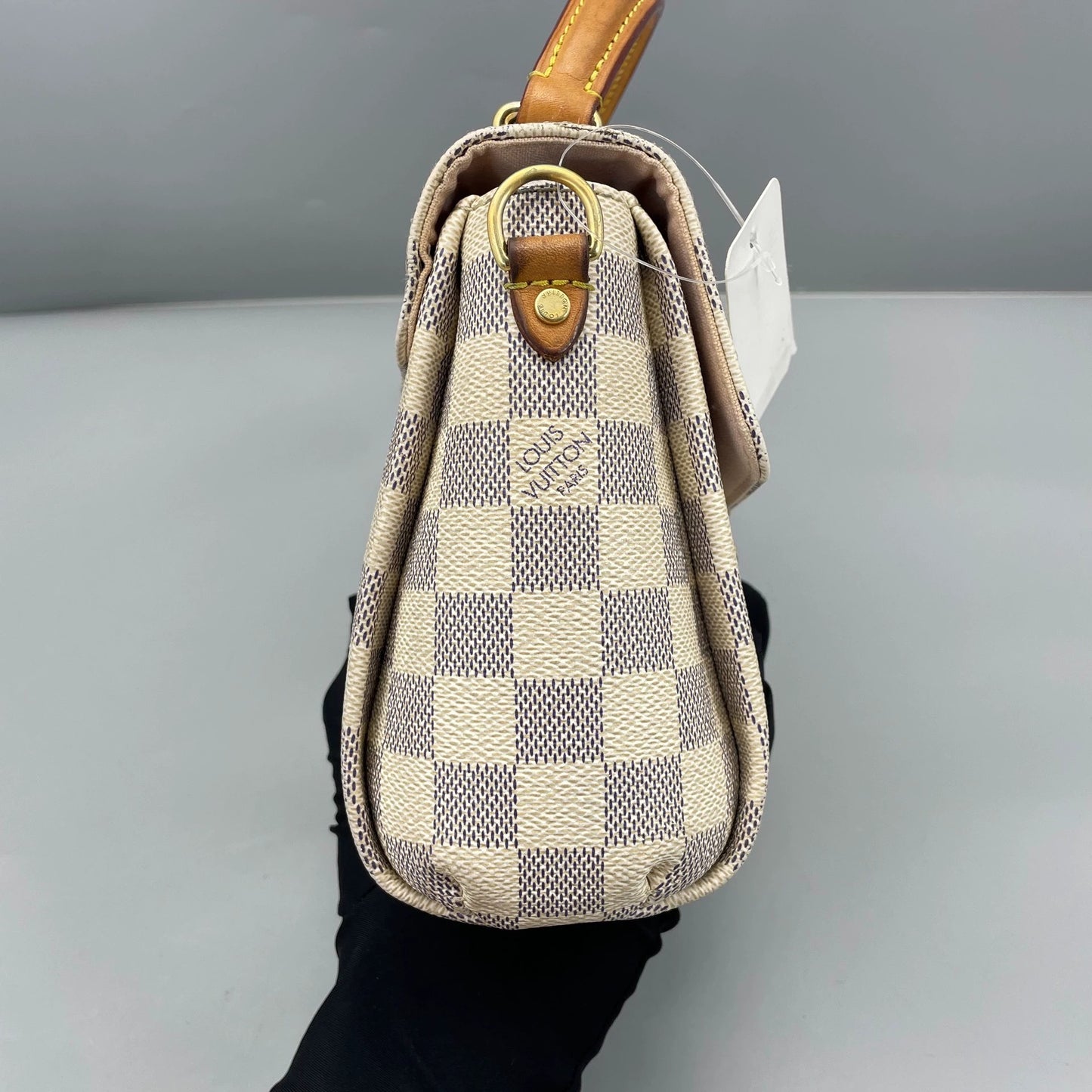 Louis Vuitton - Tassel Messenger Bag - Damier Azur coated canvas with natural cowhide leather trim - White - (Small)