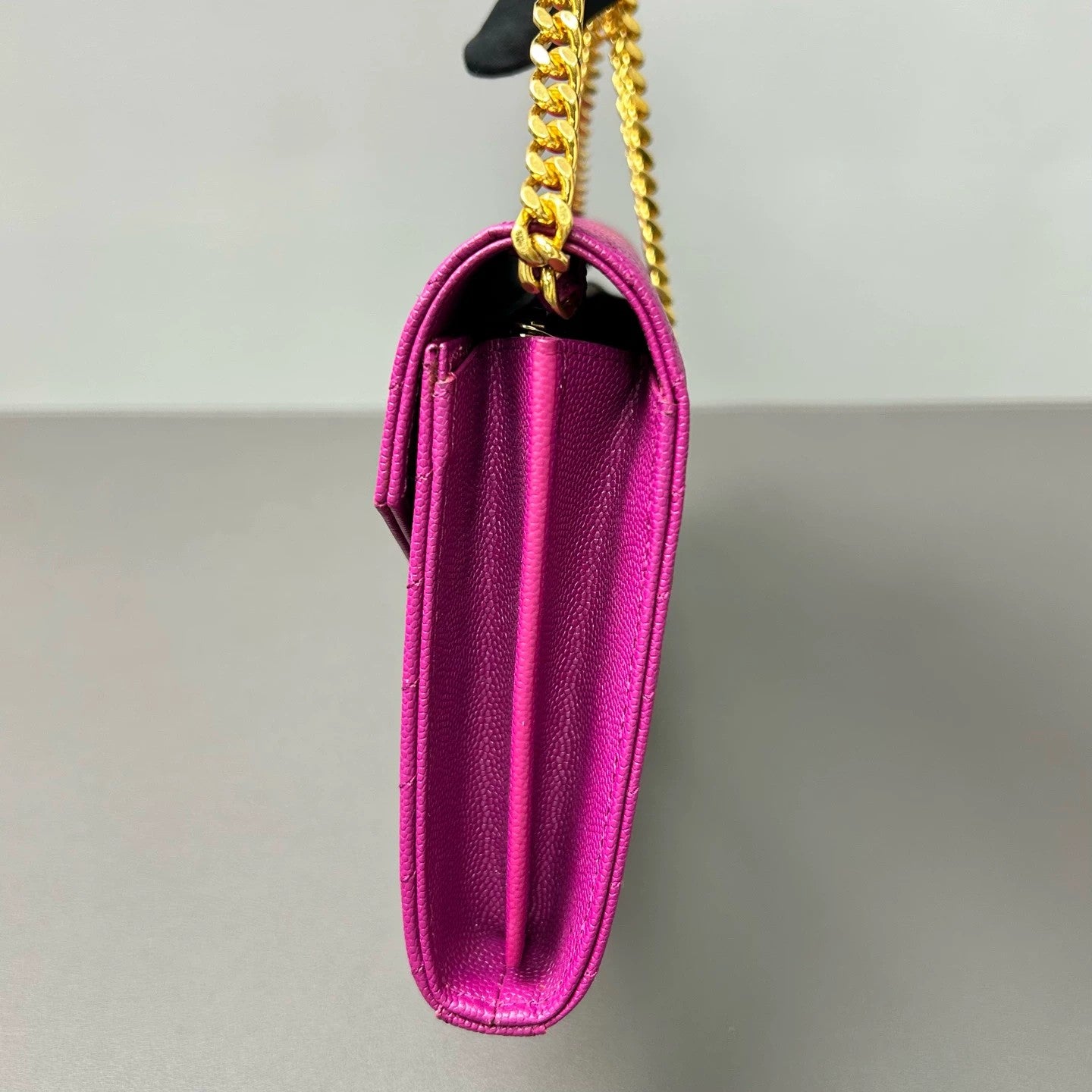 Saint Laurent - Envelope Chain Bag - Leather - Purple - (mini)