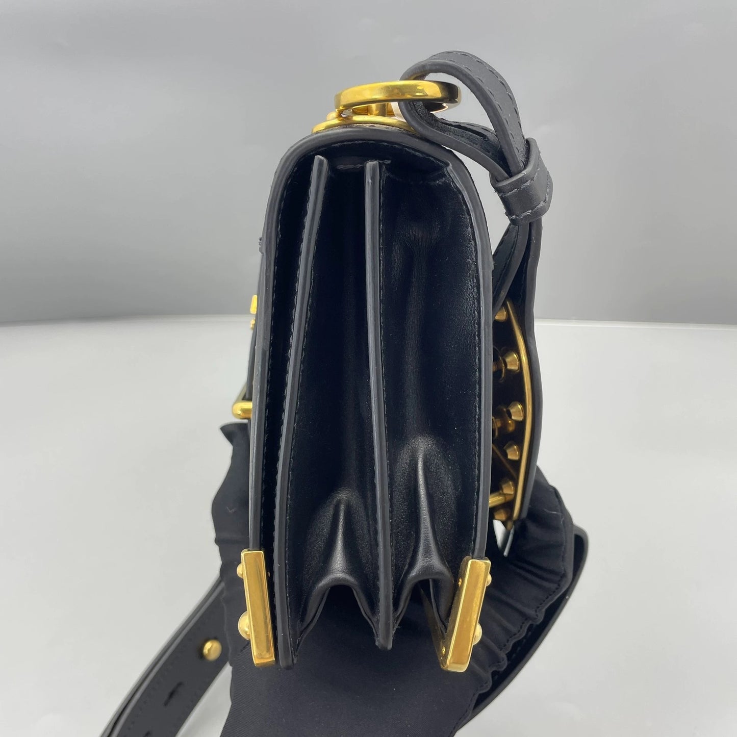 Prada - Cahier - Leather - Black - (mini)
