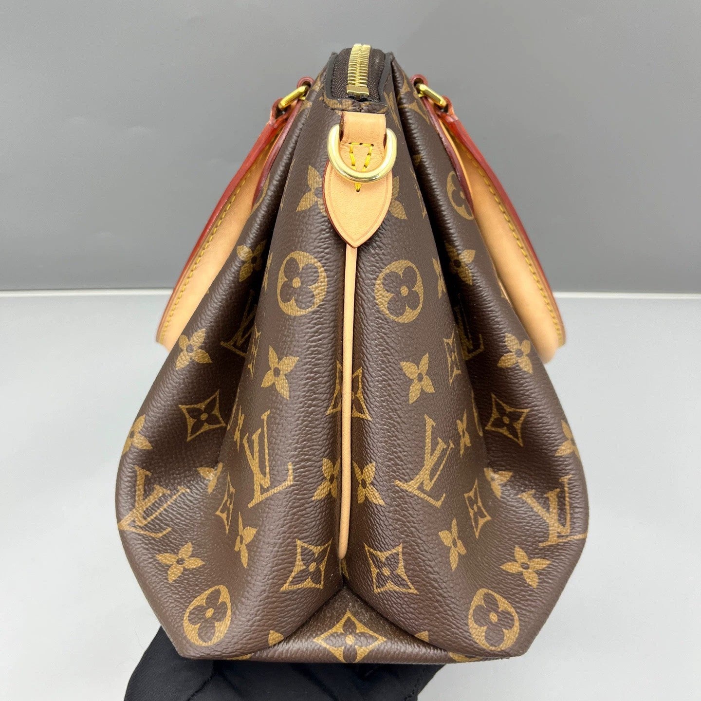 Louis Vuitton - Dumpling Bag - Monogram coated canvas with Vachetta leather trim - Brown - (Small)