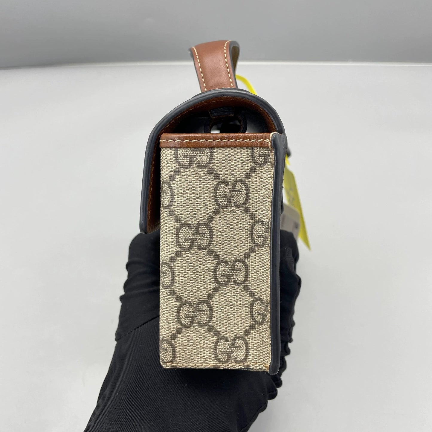 Gucci - Padlock Mini Top Handle Bag - GG Supreme coated canvas with smooth leather trims and handle - Multicolour - (mini)