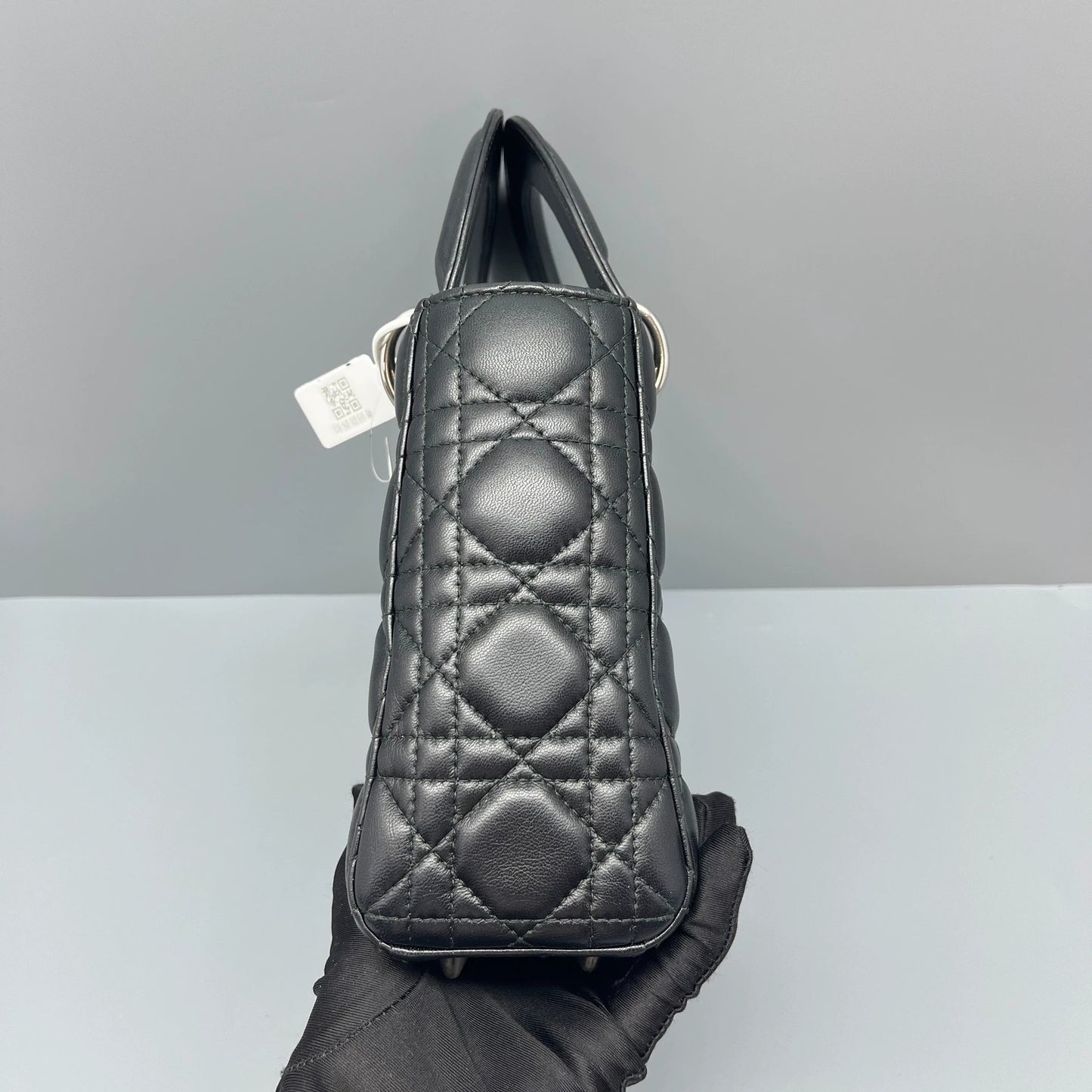 Dior - Lady Dior - Lambskin leather - Black - (mini)