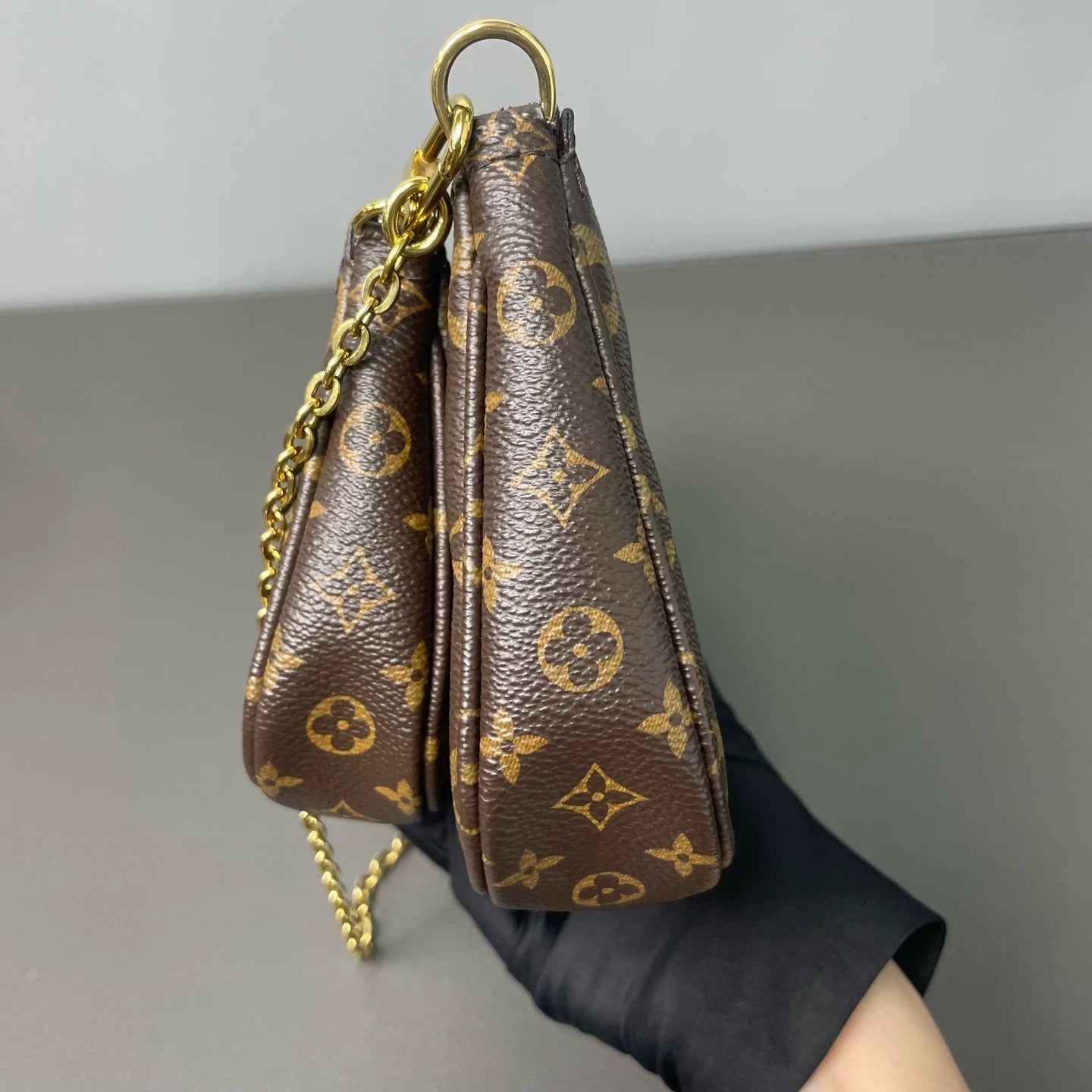 Louis Vuitton - Multi-Pochette Accessoires - Monogram coated canvas with natural cowhide leather trim - Brown - (Medium)