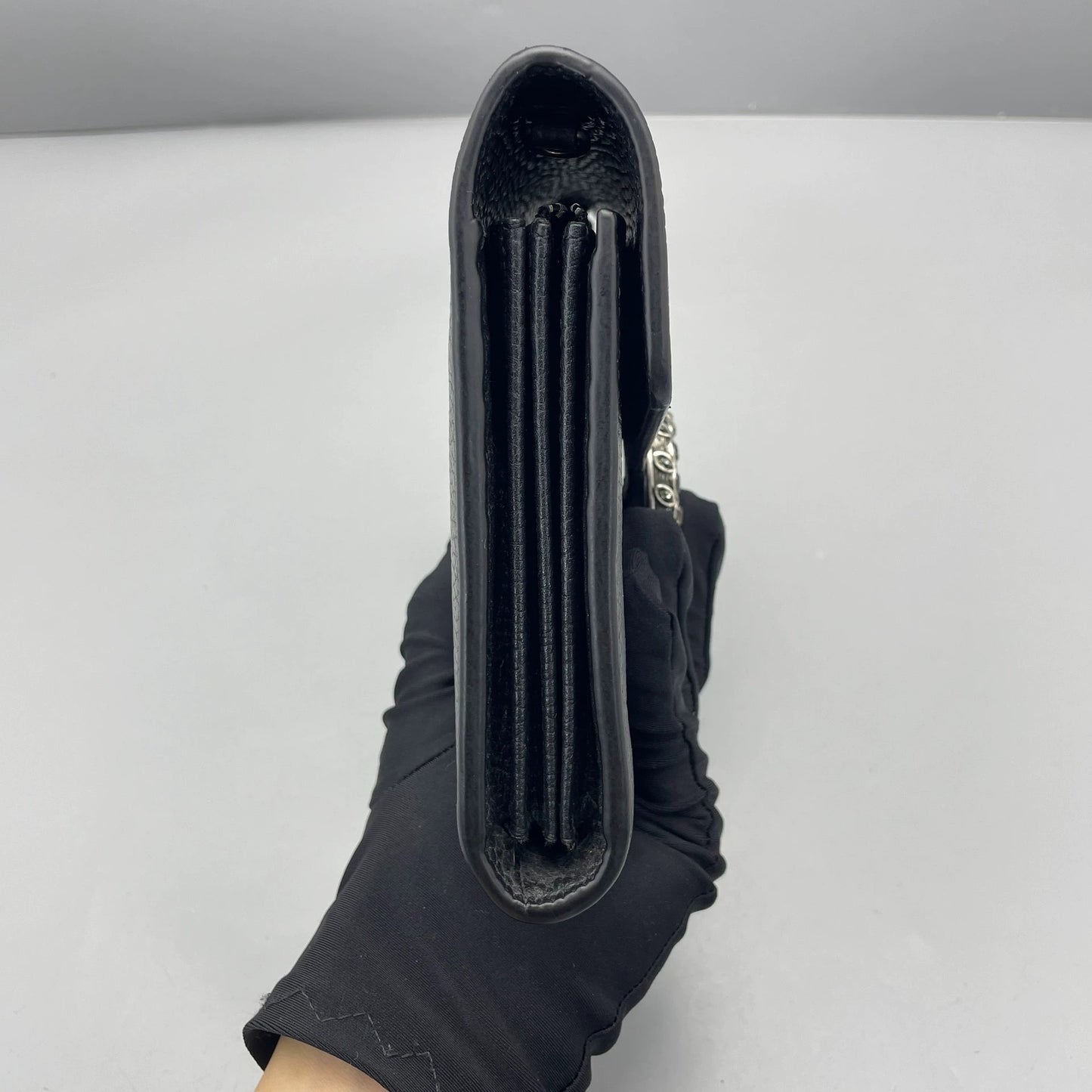 Gucci - Dionysus Wallet on Chain (WOC) - Grained leather - Black - (Small)