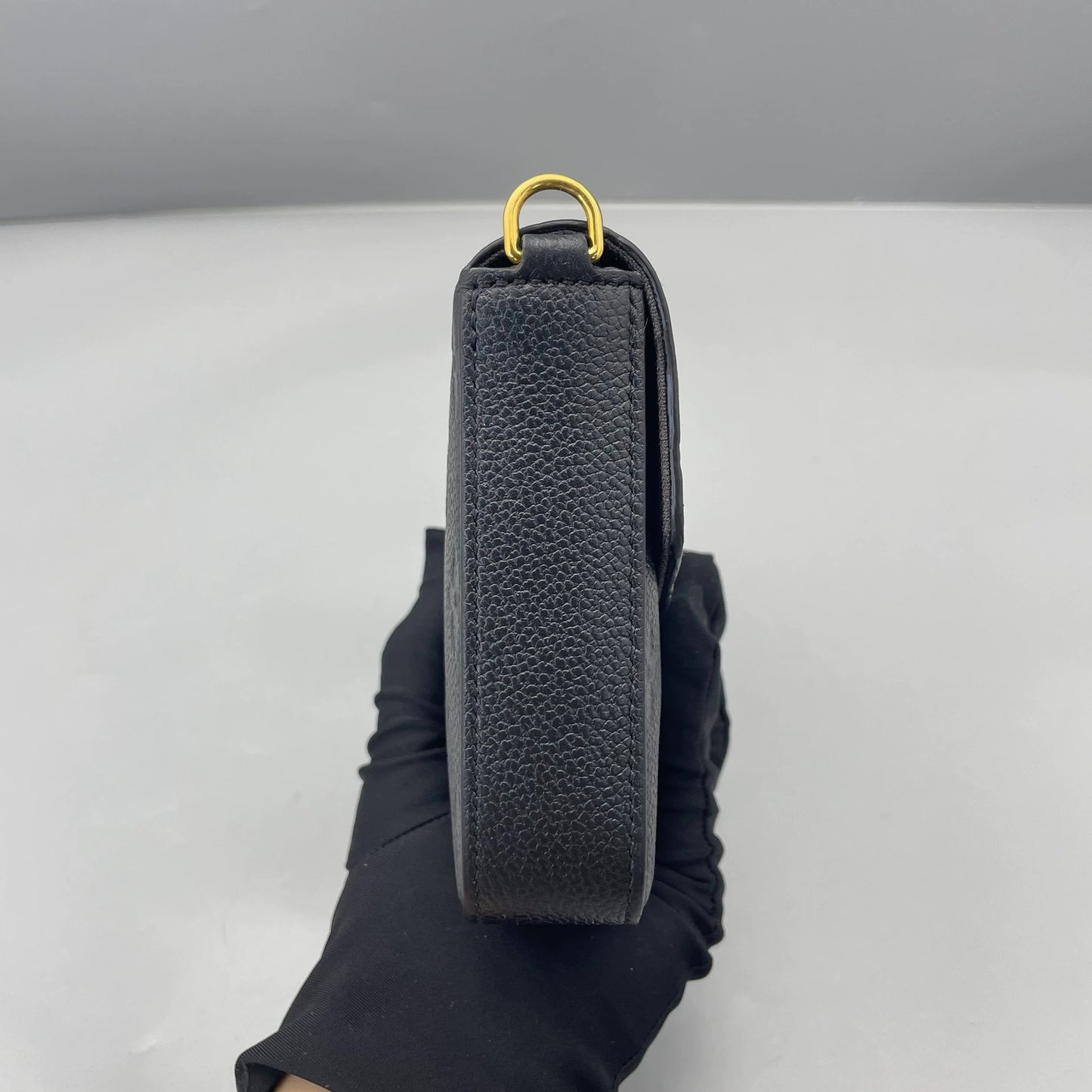 Louis Vuitton - Pochette Félicie - Monogram Empreinte leather - Black - (small)