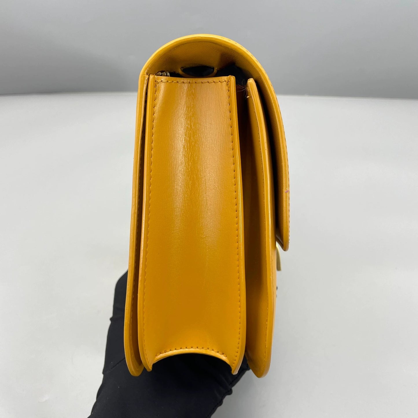 CELINE - Box - Smooth calfskin leather - Yellow - (Medium)