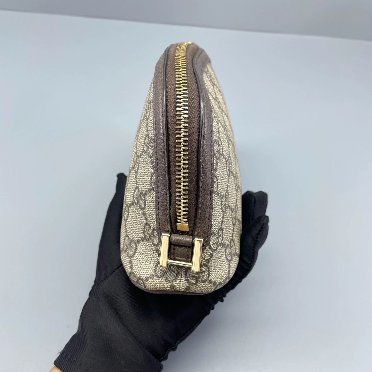 Gucci - Ophidia Clutch - Coated canvas - Brown - (mini)