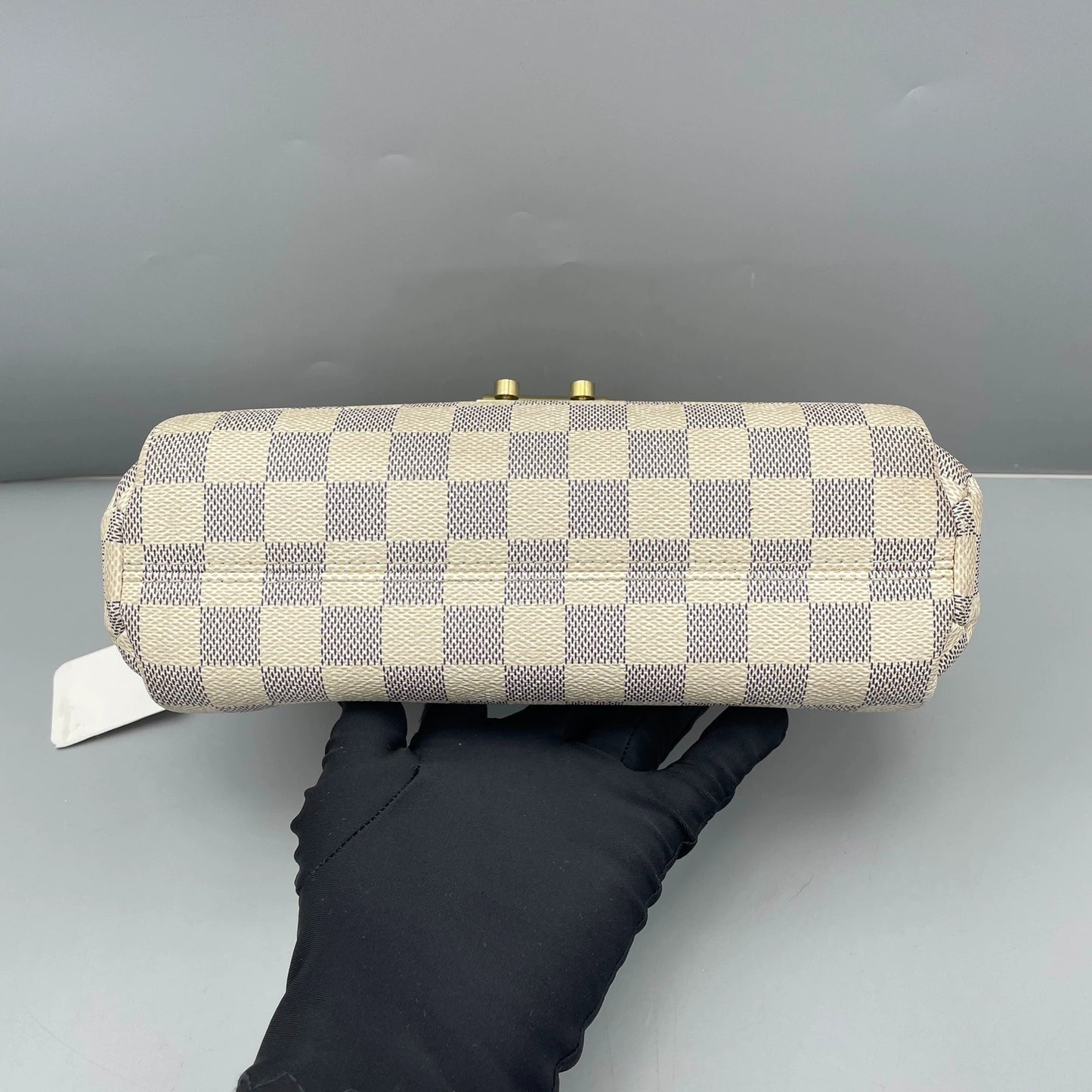 Louis Vuitton - Tassel Messenger Bag - Damier Azur coated canvas with natural cowhide leather trim - White - (Small)