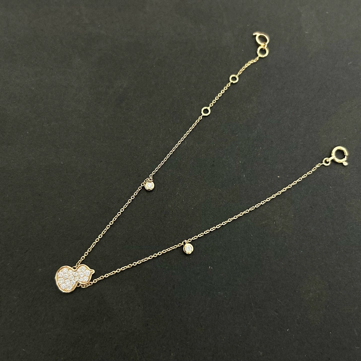 Qeelin - Hulu Bracelet - 18k yellow gold, diamonds - Gold - (small)