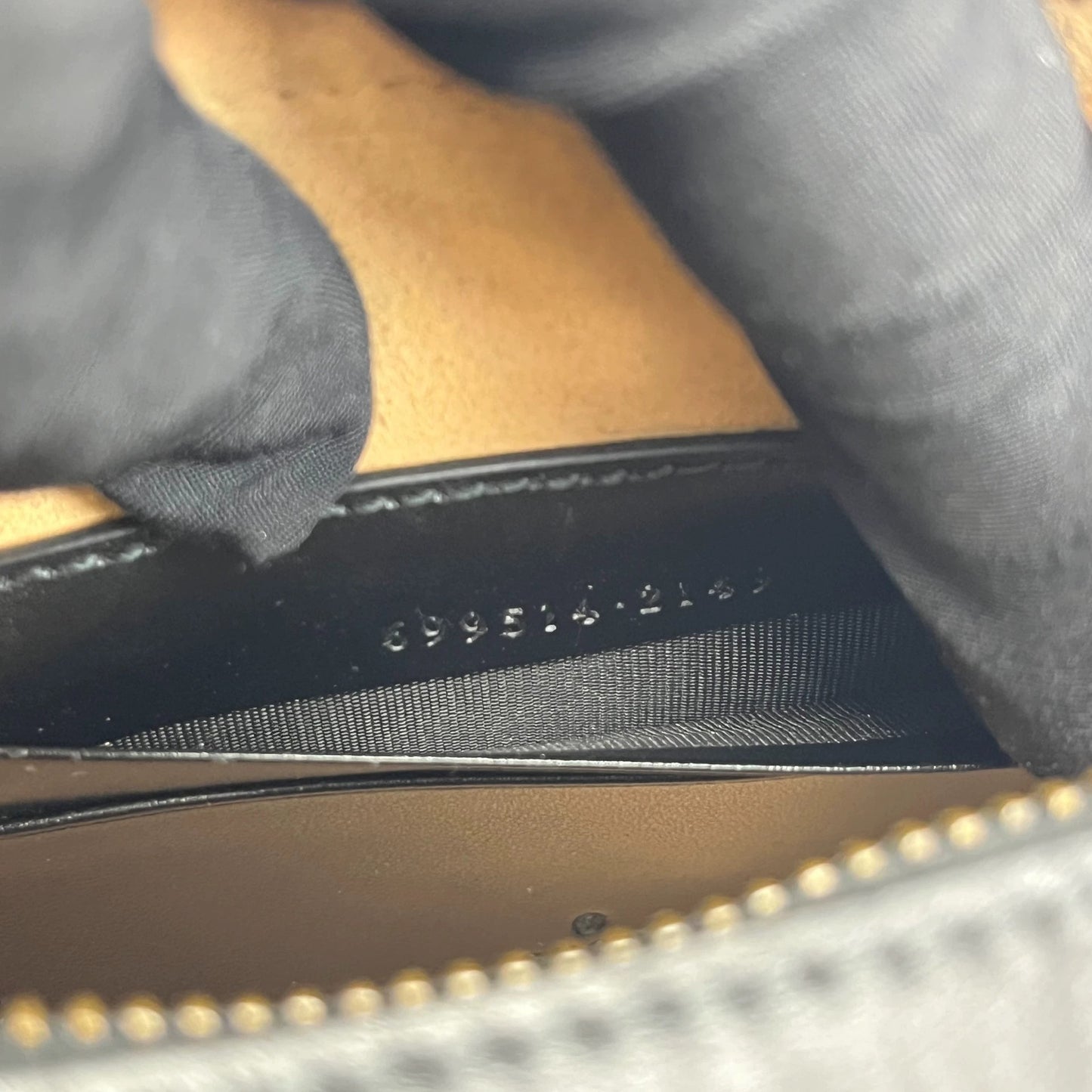 Gucci - GG Marmont Half Moon Bag - Leather - Black - (Small)
