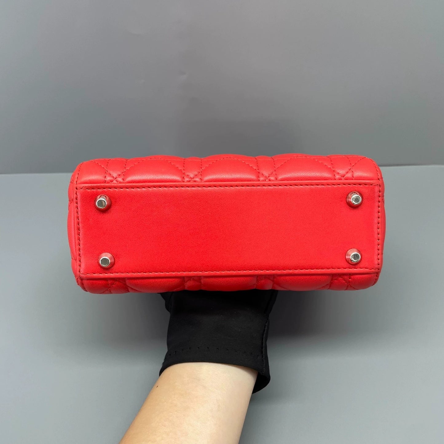 Dior - Lady Dior Mini - Leather - Red - (mini)