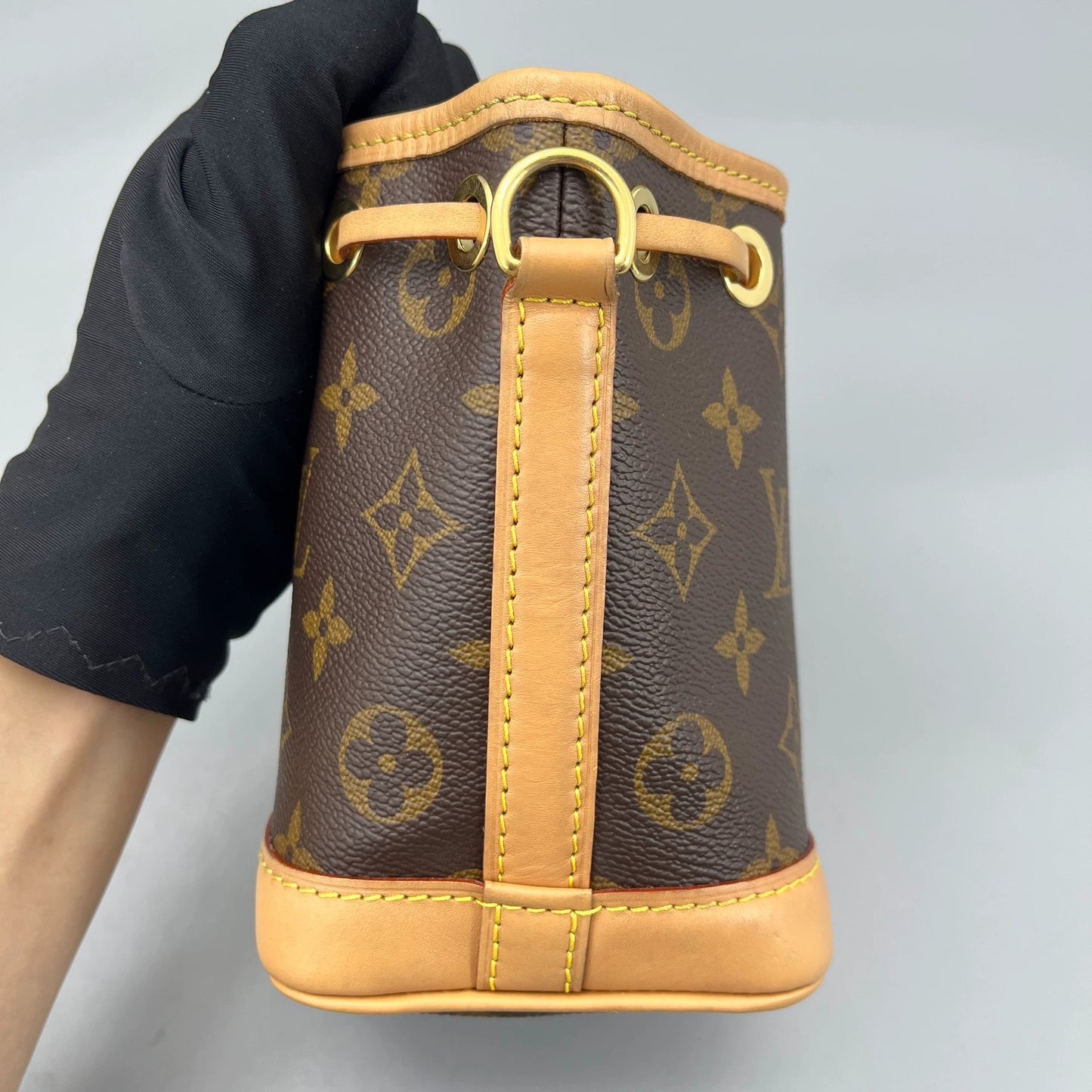 Louis Vuitton - Nano Noé - Monogram coated canvas and Vachetta leather - Brown - (Mini)