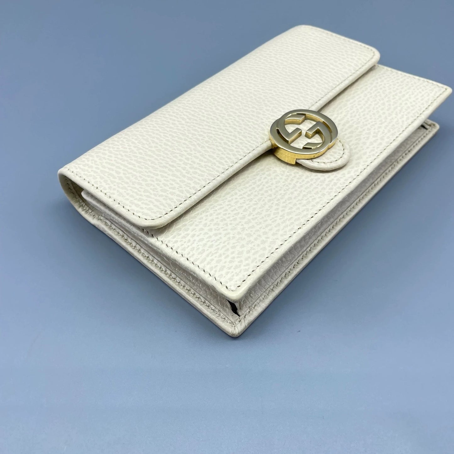 Gucci - Wallet on Chain (WOC) - Outlet Edition - Leather - White - (mini)