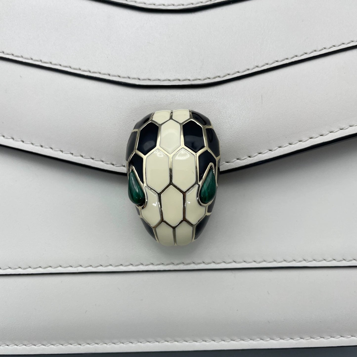 Bvlgari - Serpenti Forever - Leather - White - (Small)
