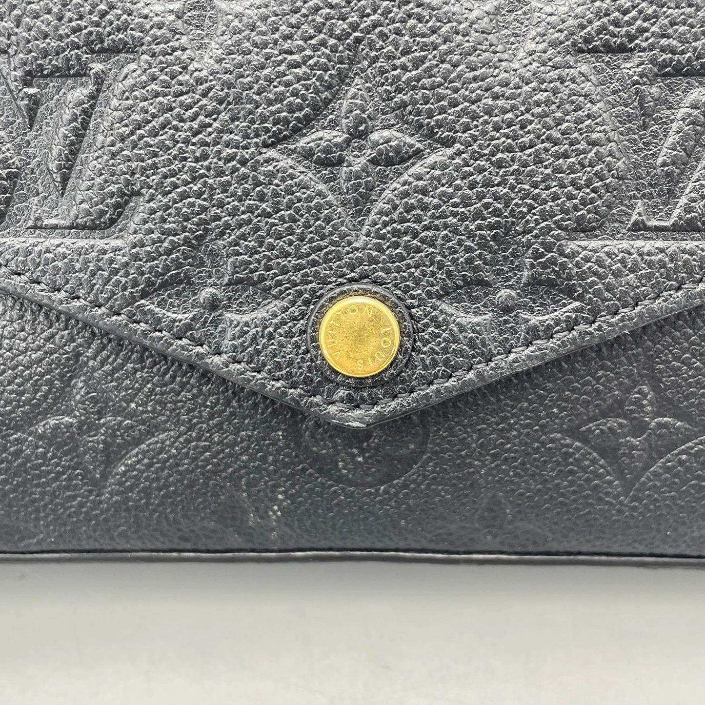 Louis Vuitton - Pochette Félicie - Monogram Empreinte leather - Black - (small)