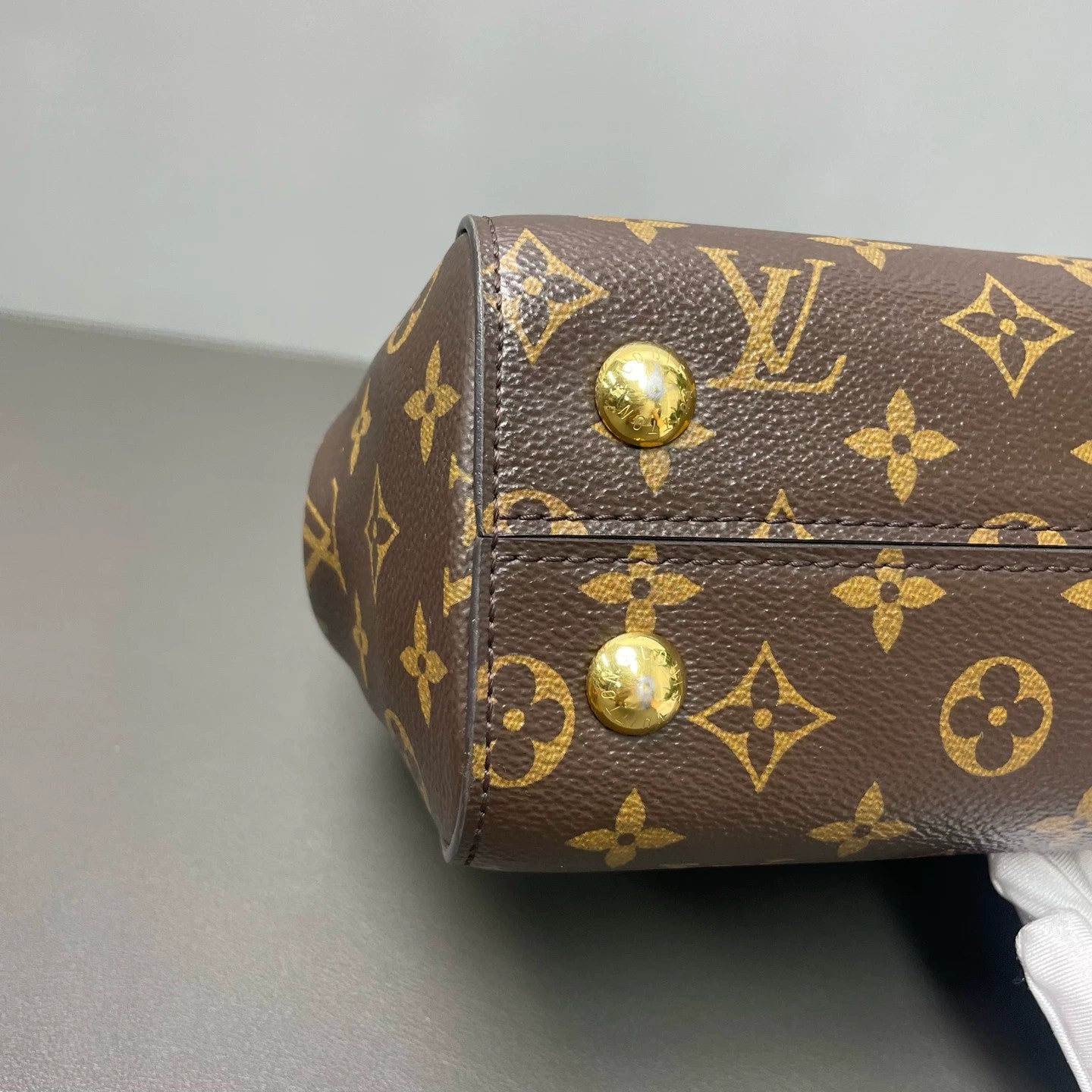 Louis Vuitton - Cluny BB - Monogram coated canvas with leather trim - Brown - (small)