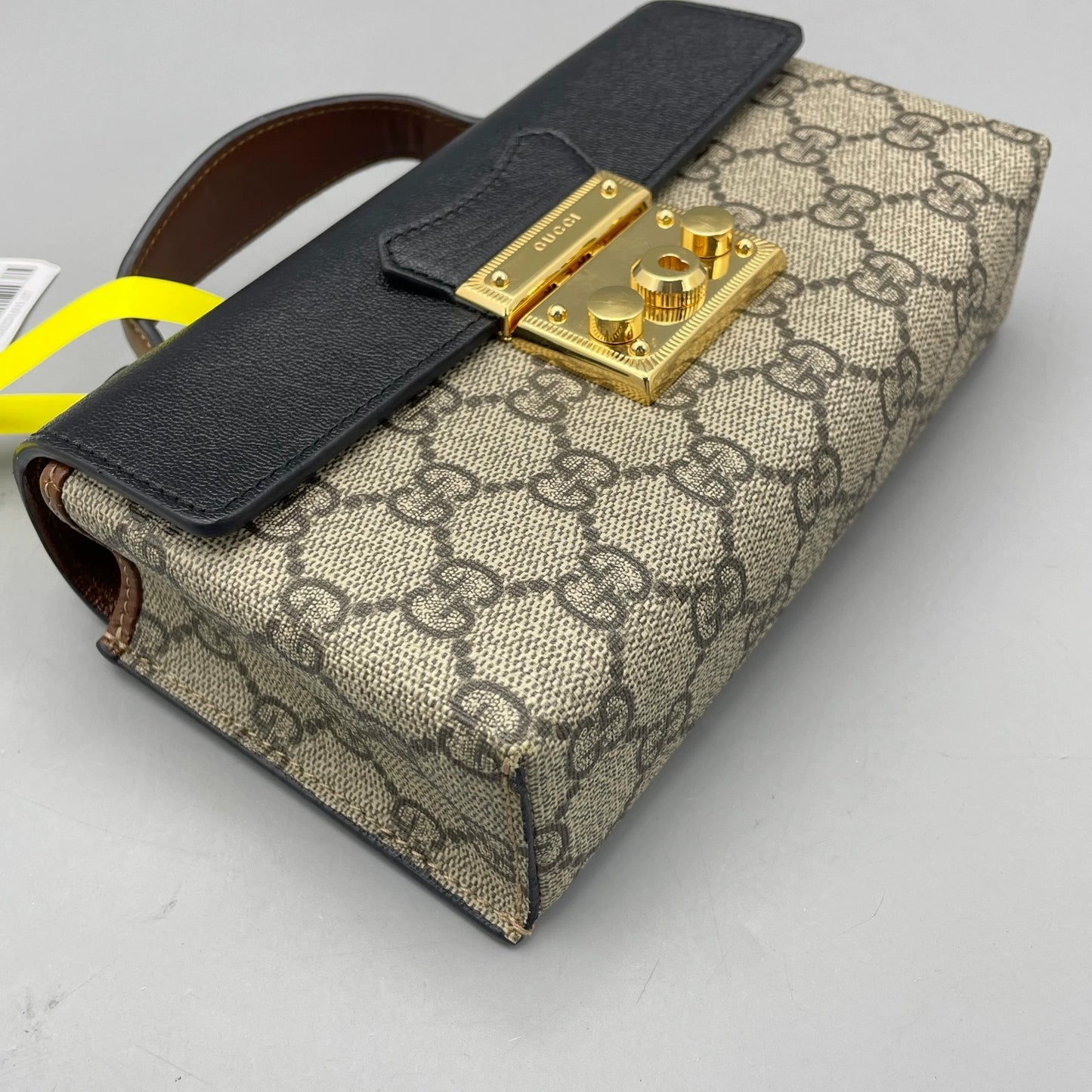 Gucci - Padlock Mini Top Handle Bag - GG Supreme coated canvas with smooth leather trims and handle - Multicolour - (mini)