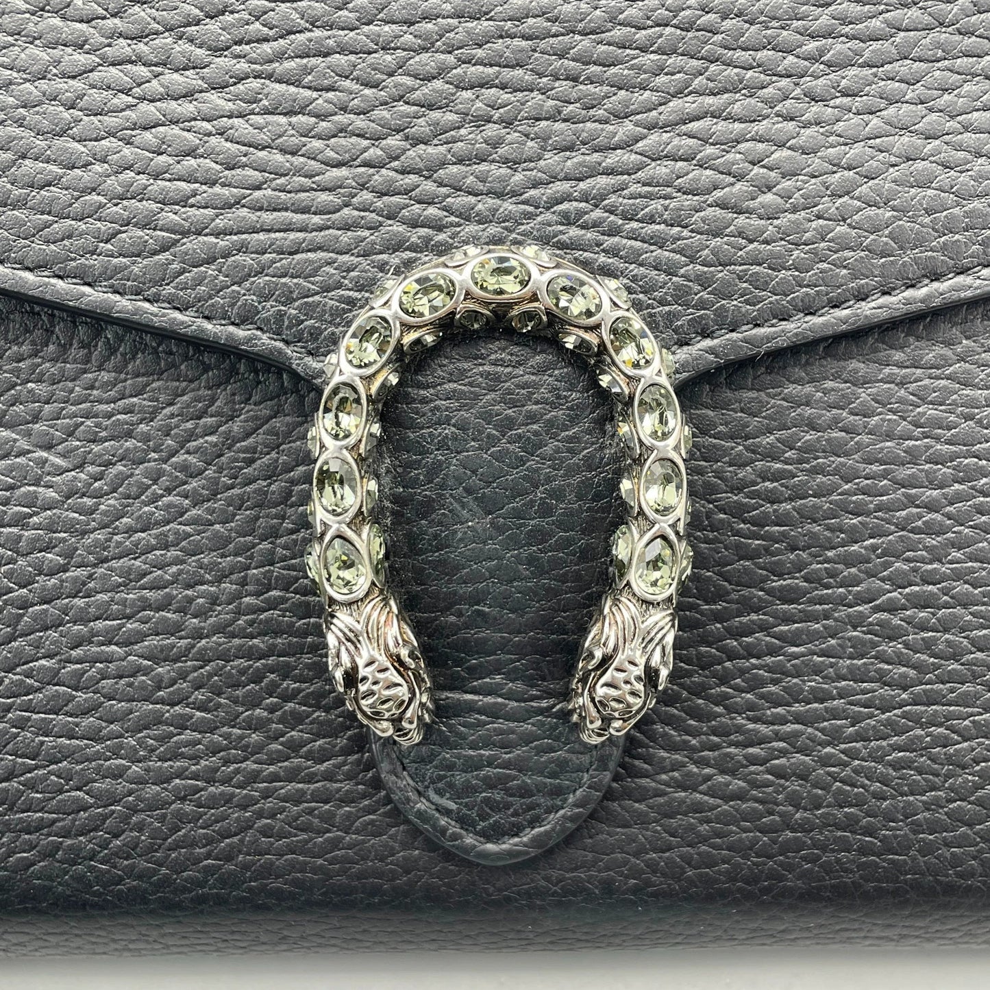 Gucci - Dionysus Wallet on Chain (WOC) - Grained leather - Black - (Small)