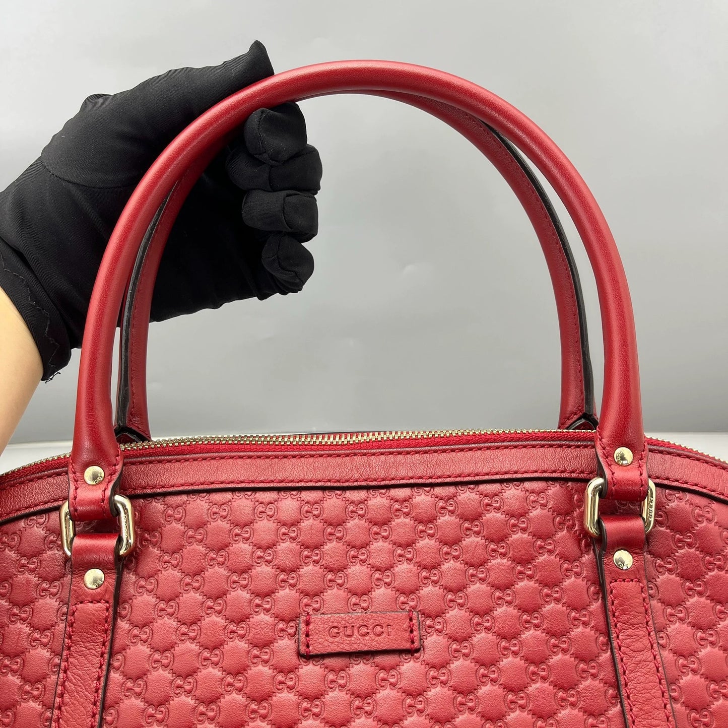 Gucci - Microguccissima Dome Handbag (餃子包) - Leather - Red - (medium)