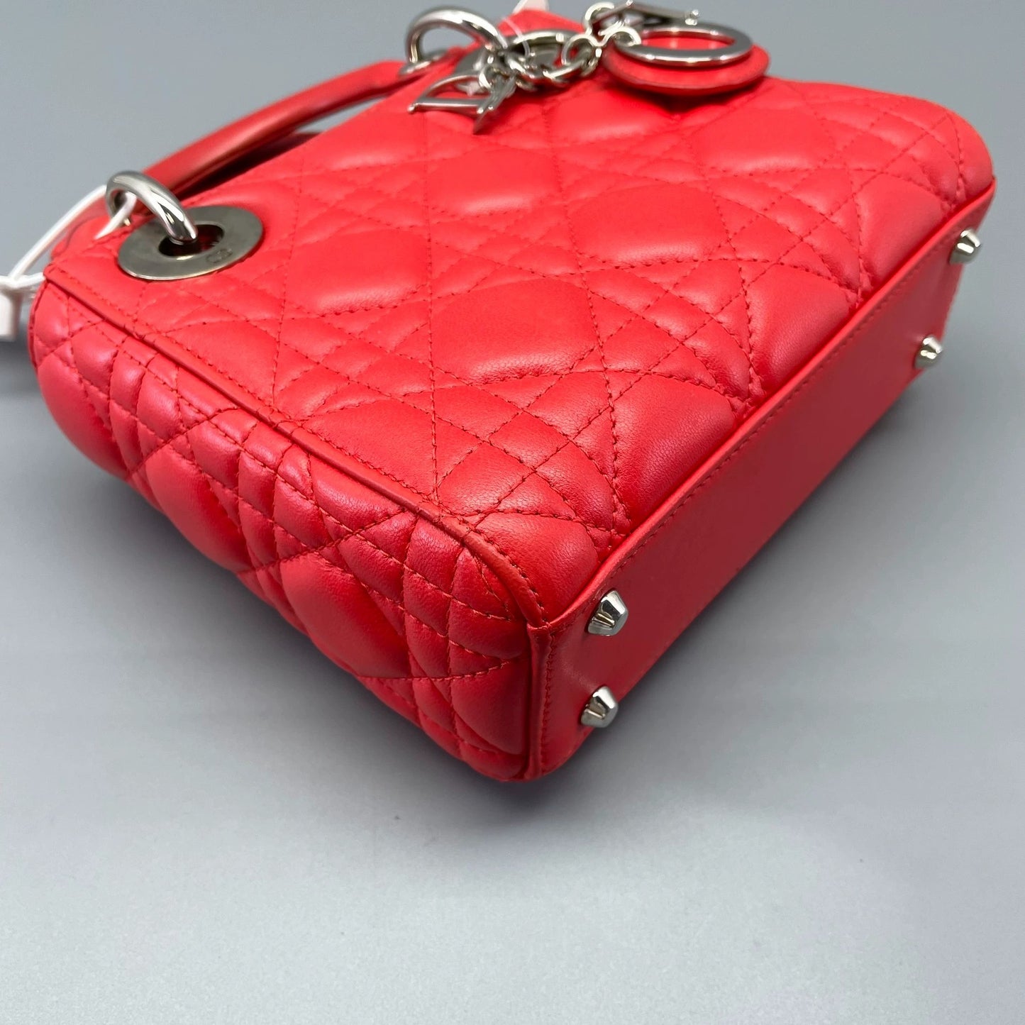 Dior - Lady Dior Mini - Leather - Red - (mini)