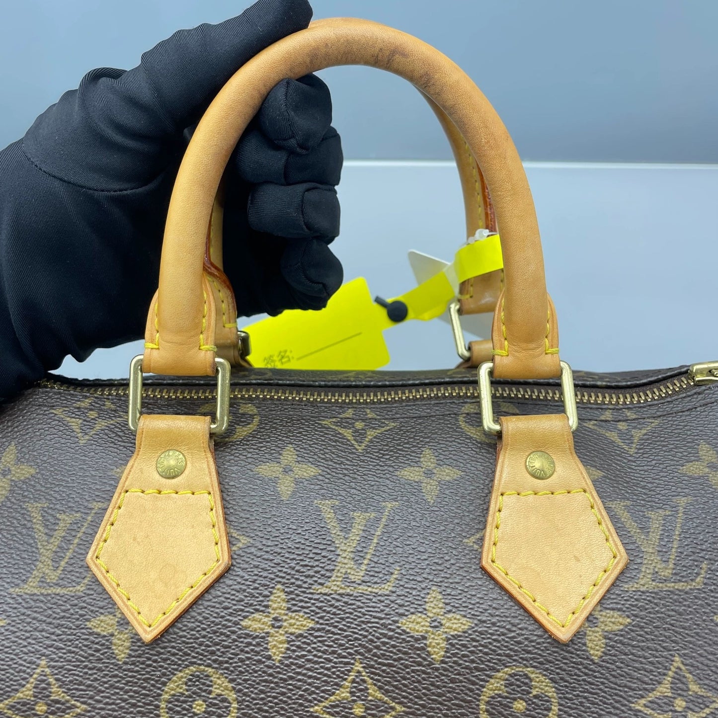 Louis Vuitton - Speedy 25 - Monogram coated canvas with Vachetta leather trim - Brown - (Small)