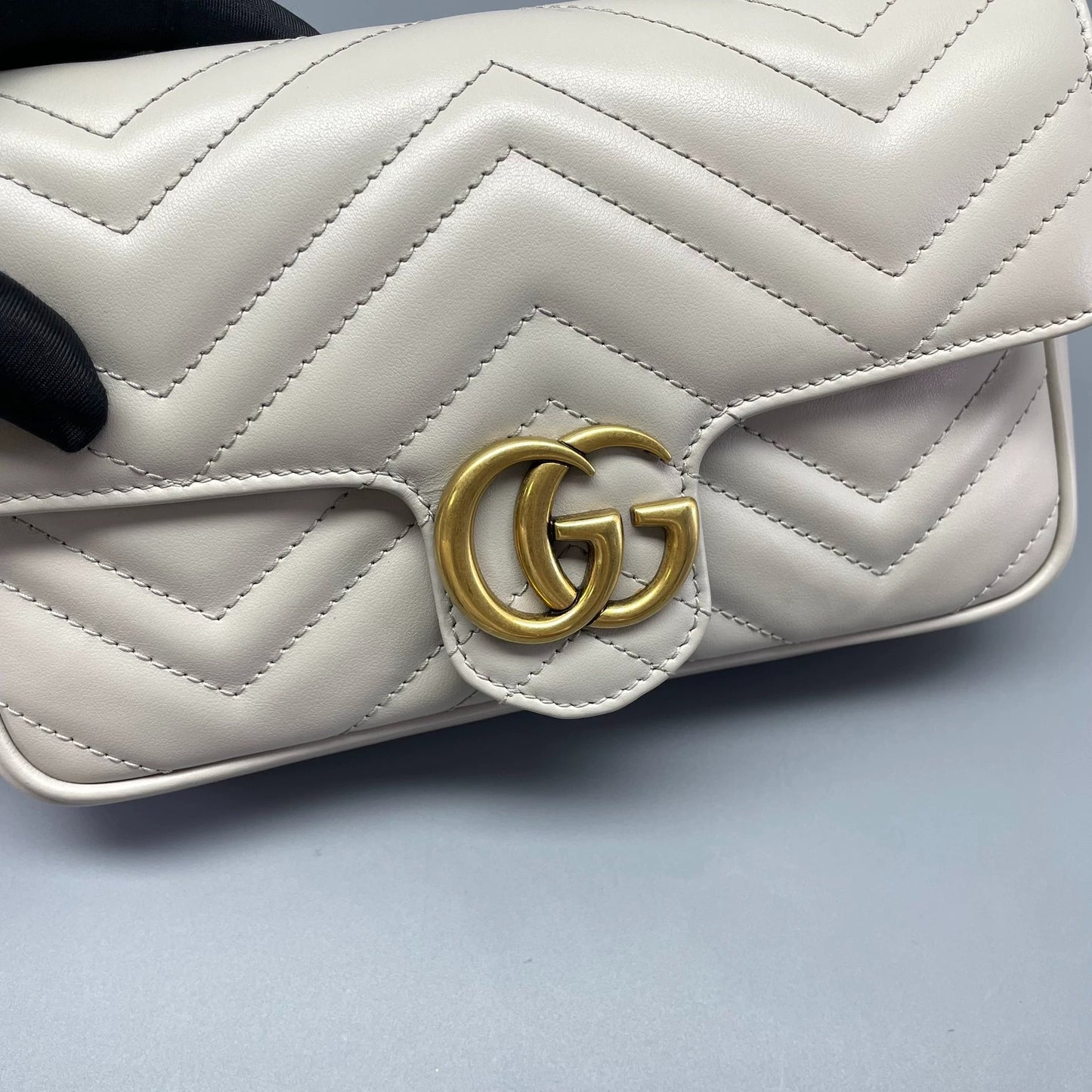 Gucci - GG Marmont - Leather - Beige - (mini)