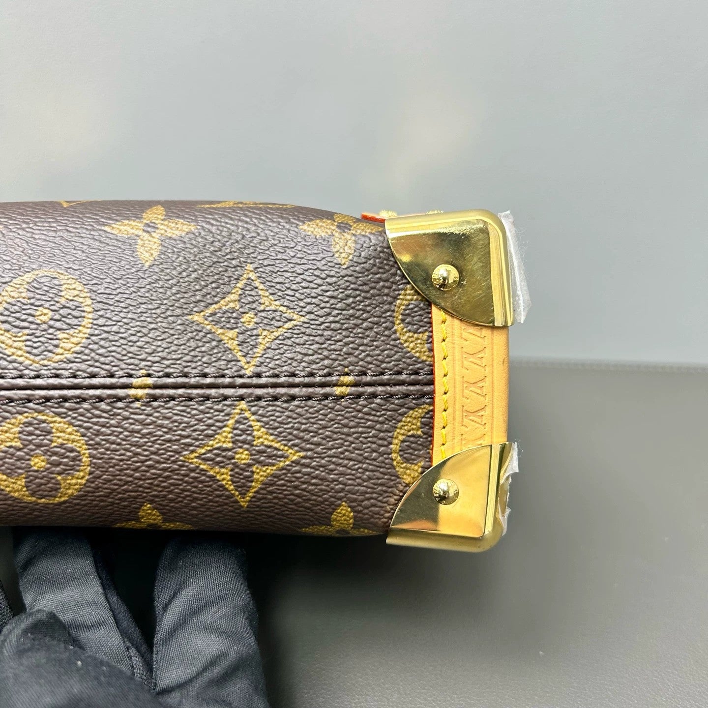 Louis Vuitton - Side Trunk Small - Monogram coated canvas with Vachetta leather trim - Brown - (mini)