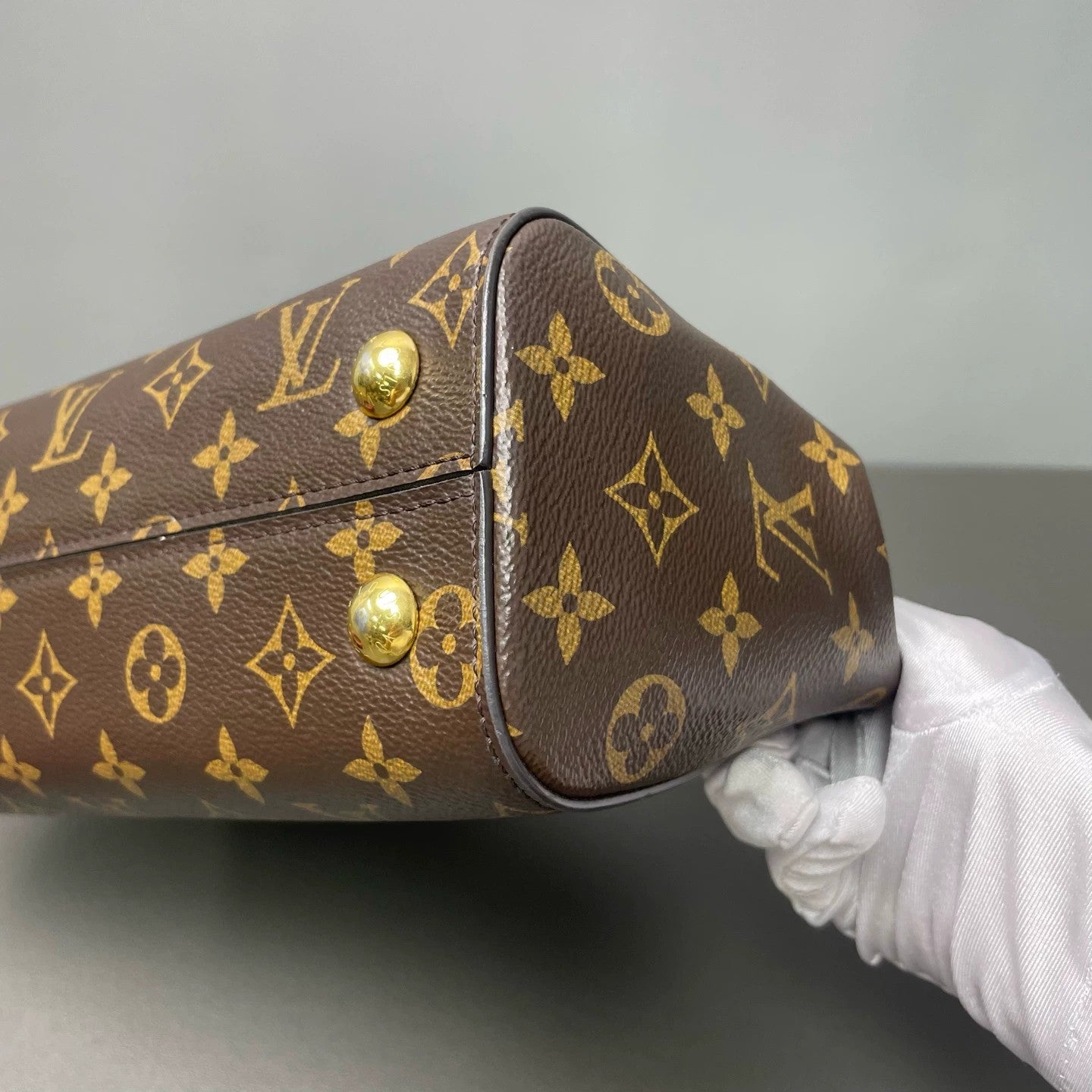 Louis Vuitton - Cluny BB - Monogram coated canvas with leather trim - Brown - (small)