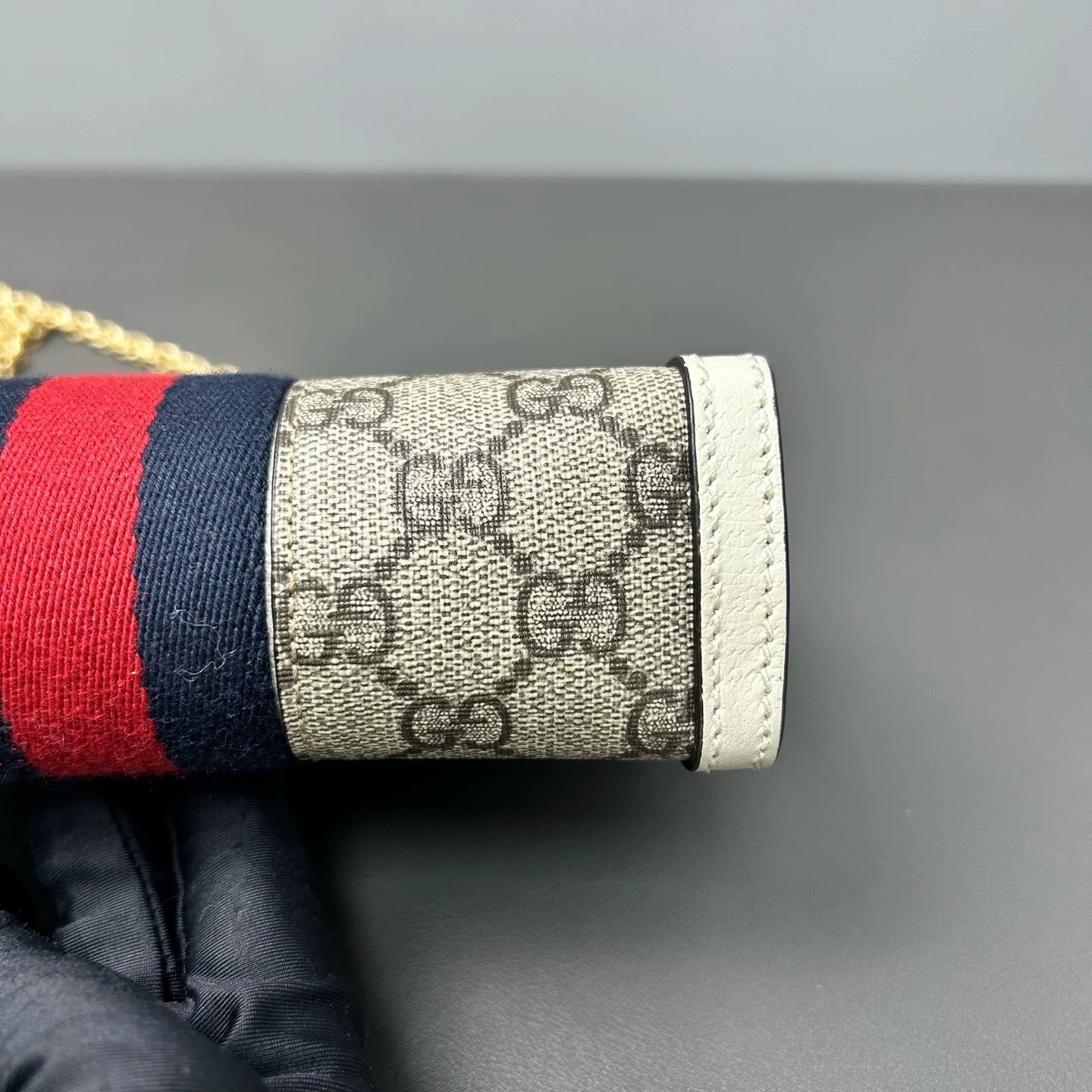 Gucci - Ophidia Mini Clip Bag - GG Supreme canvas with pebbled leather trim - Multicolour - (mini)