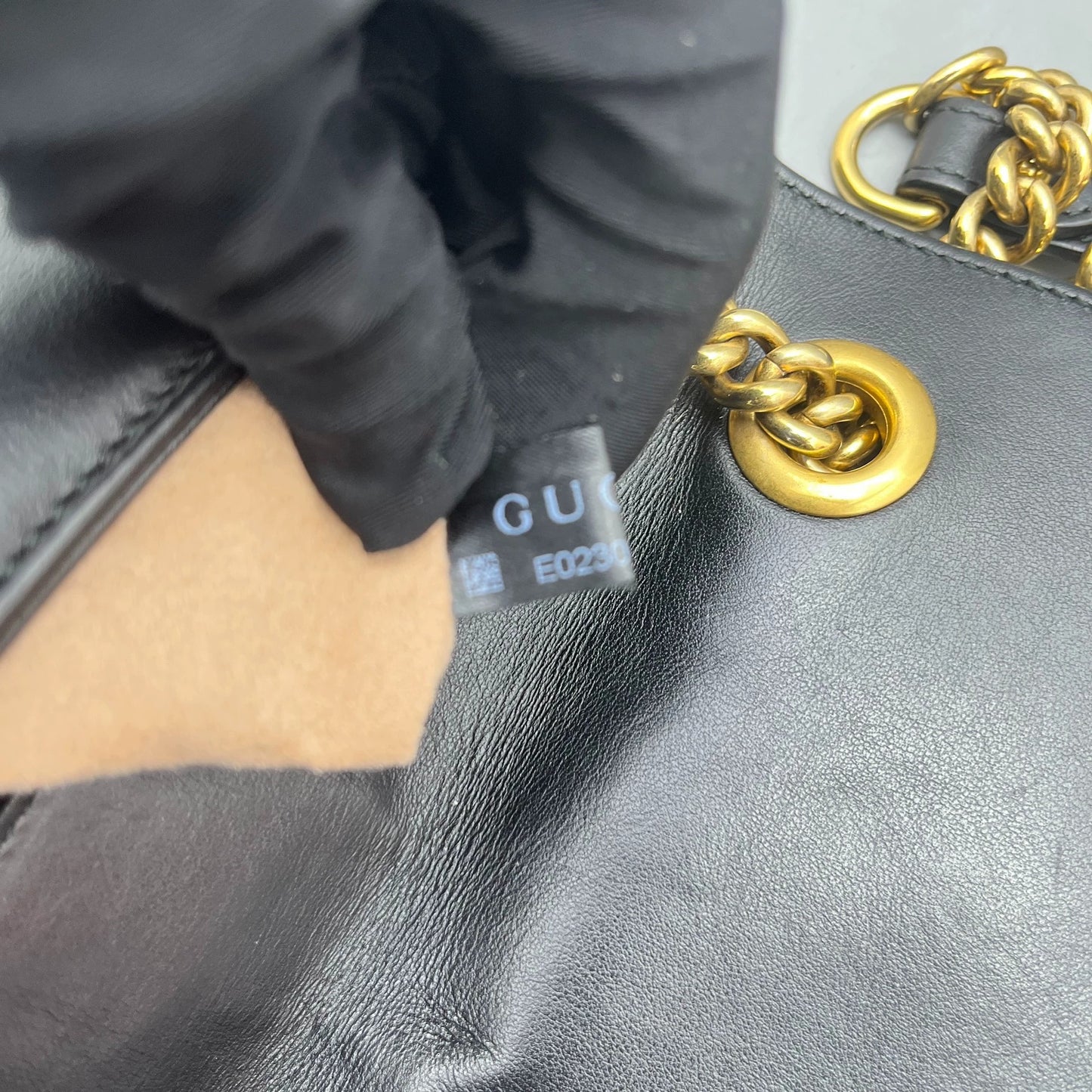 Gucci - GG Marmont 2.0 Small Shoulder Bag - Leather - Black - (small)