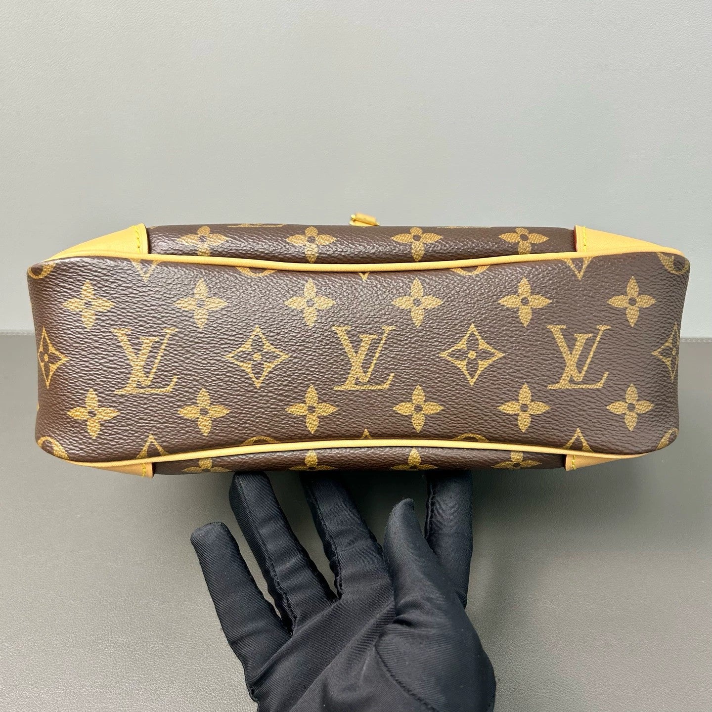 Louis Vuitton - Odeon PM - Monogram coated canvas with natural Vachetta leather trim - Brown - (small)