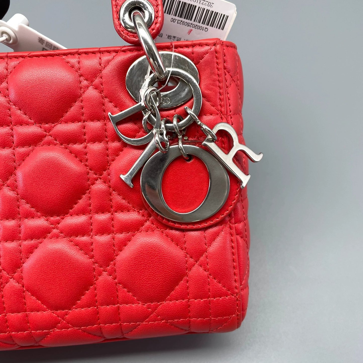 Dior - Lady Dior Mini - Leather - Red - (mini)