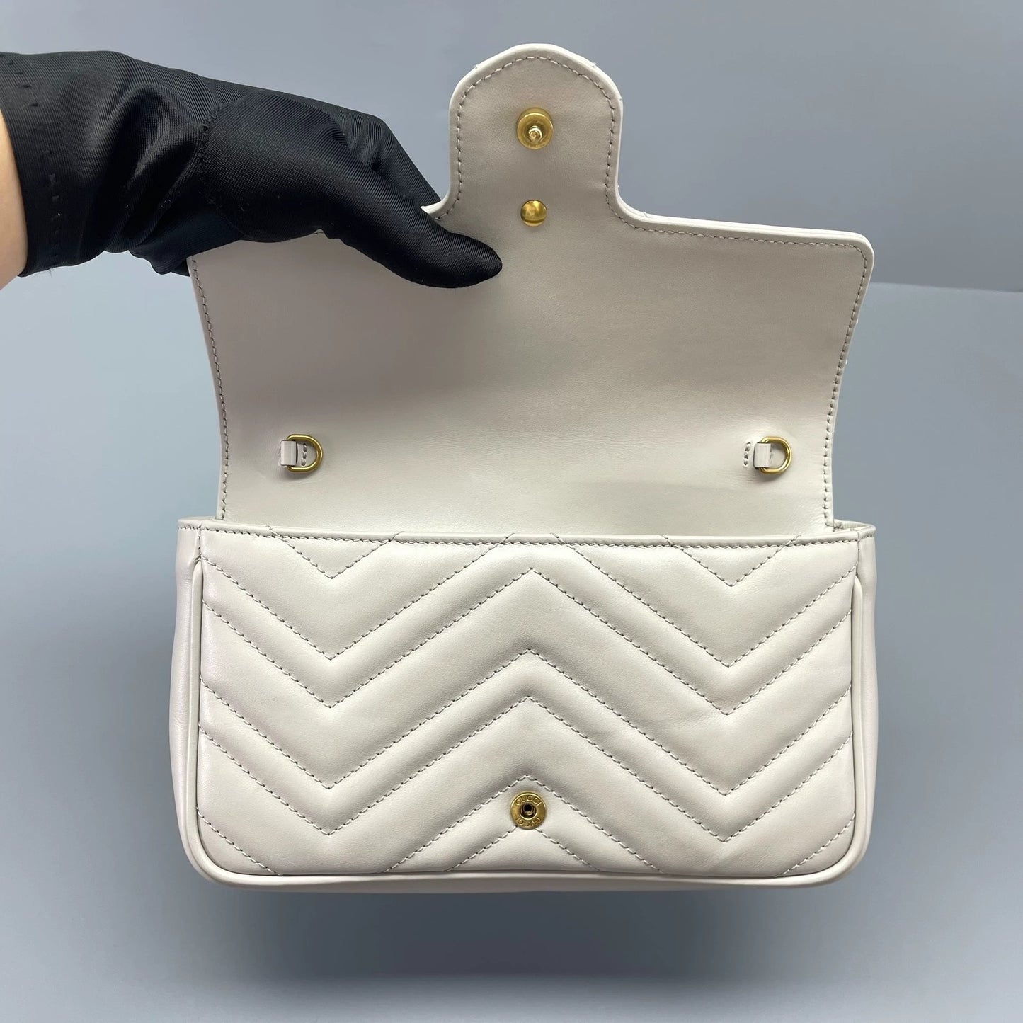 Gucci - GG Marmont - Leather - Beige - (mini)