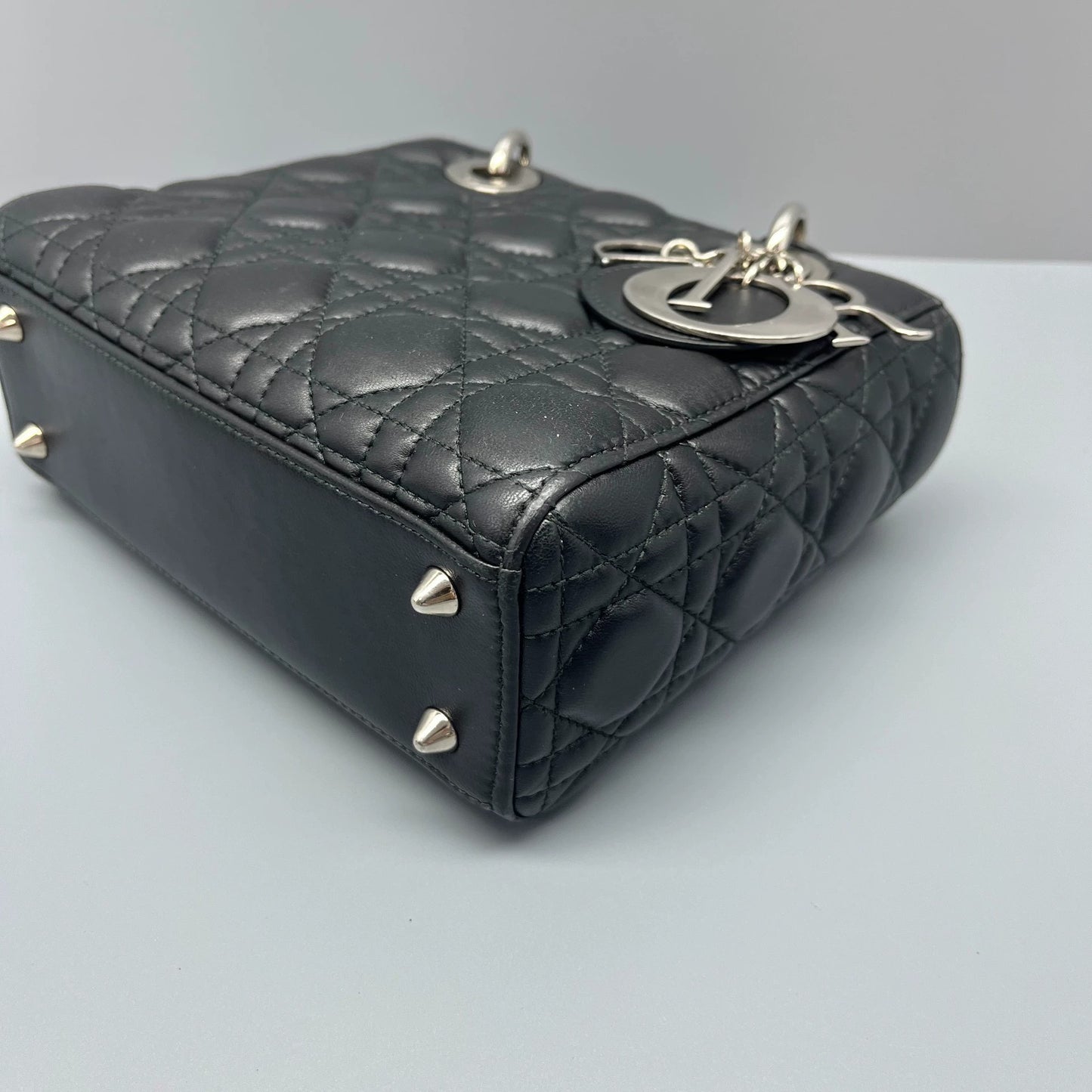 Dior - Lady Dior - Lambskin leather - Black - (mini)