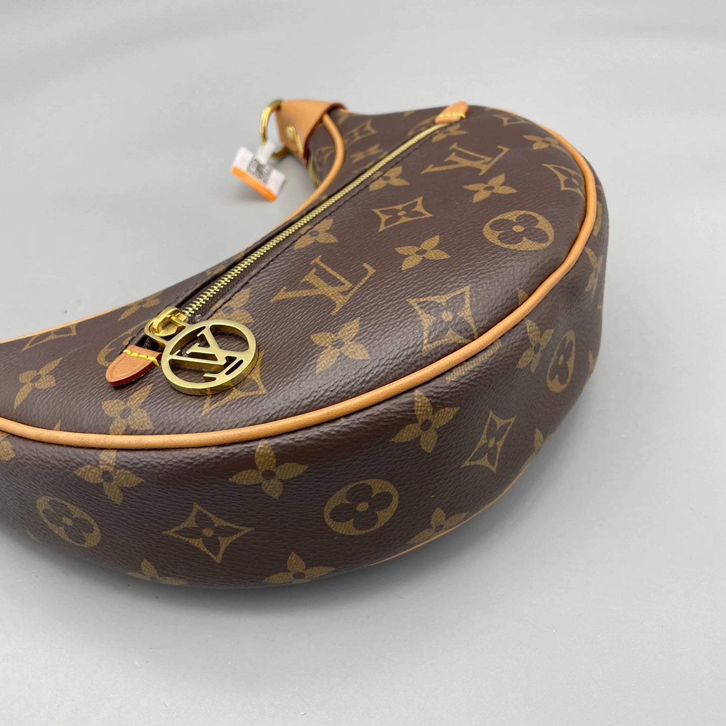Louis Vuitton - Pea Bag - Monogram coated canvas with natural Vachetta leather trim - Brown - (mini)